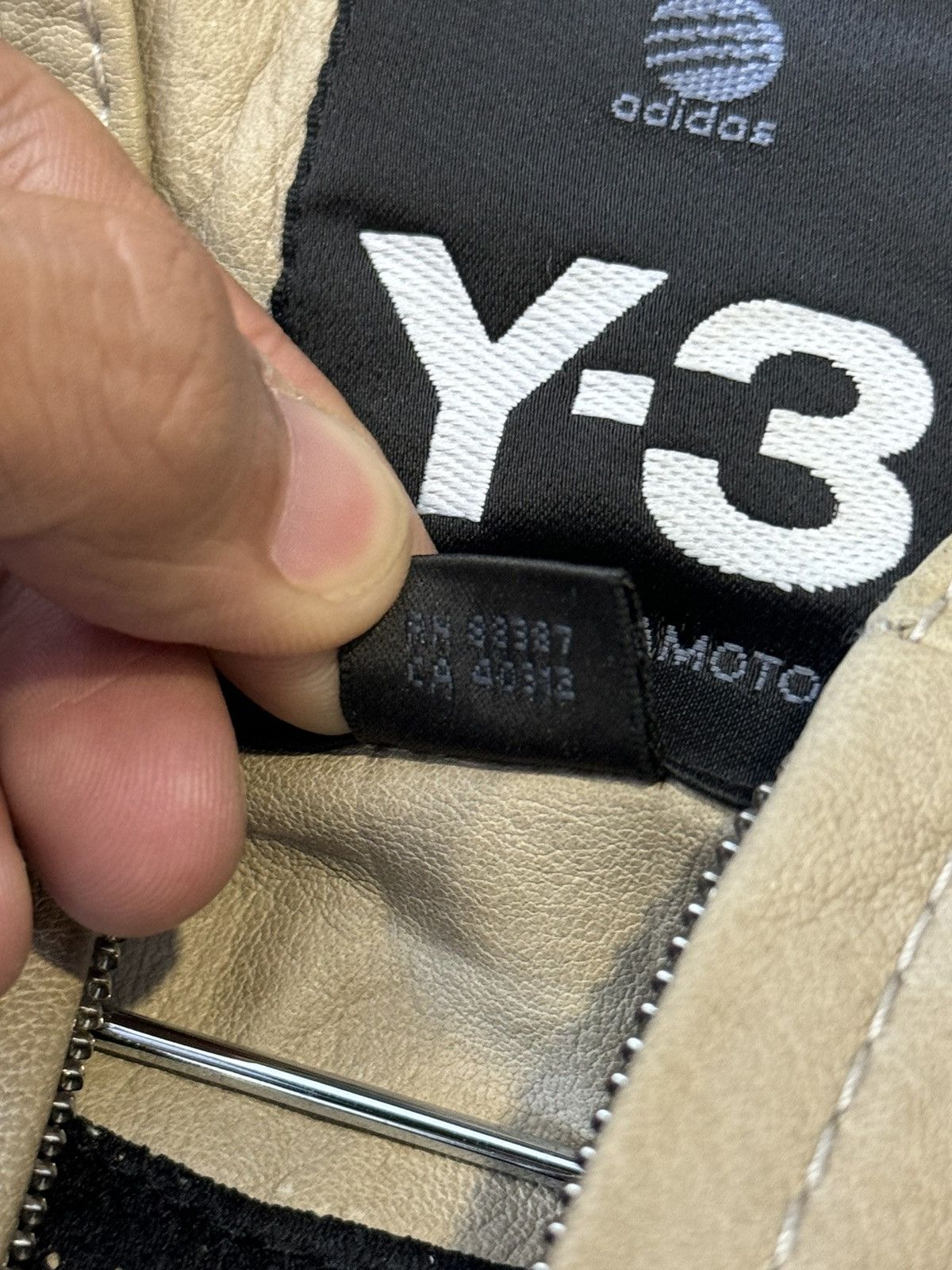 Adidas Y-3 Yohji Yamamoto | Adidas | Leather Hoodie Jacket Size US XS / EU 42 / 0 - 12 Thumbnail