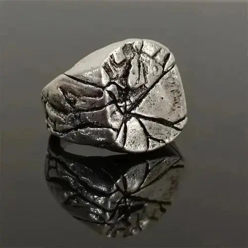 Complex Geometries Vintage Silver Scandinavian Ring Size ONE SIZE - 1 Thumbnail