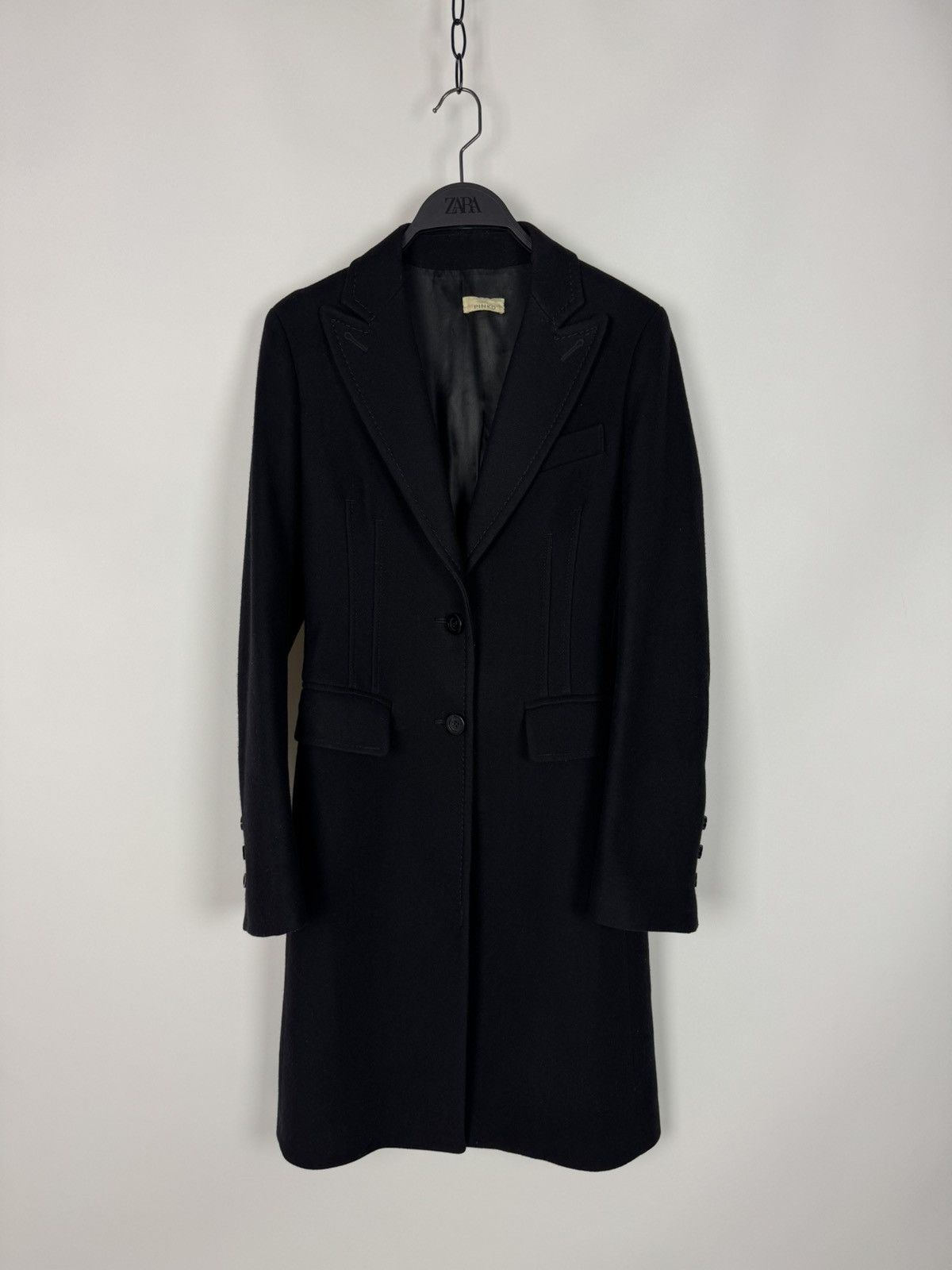 Pinko Pinko Wool Blend Coat Size S / US 4 / IT 40 - 3 Thumbnail