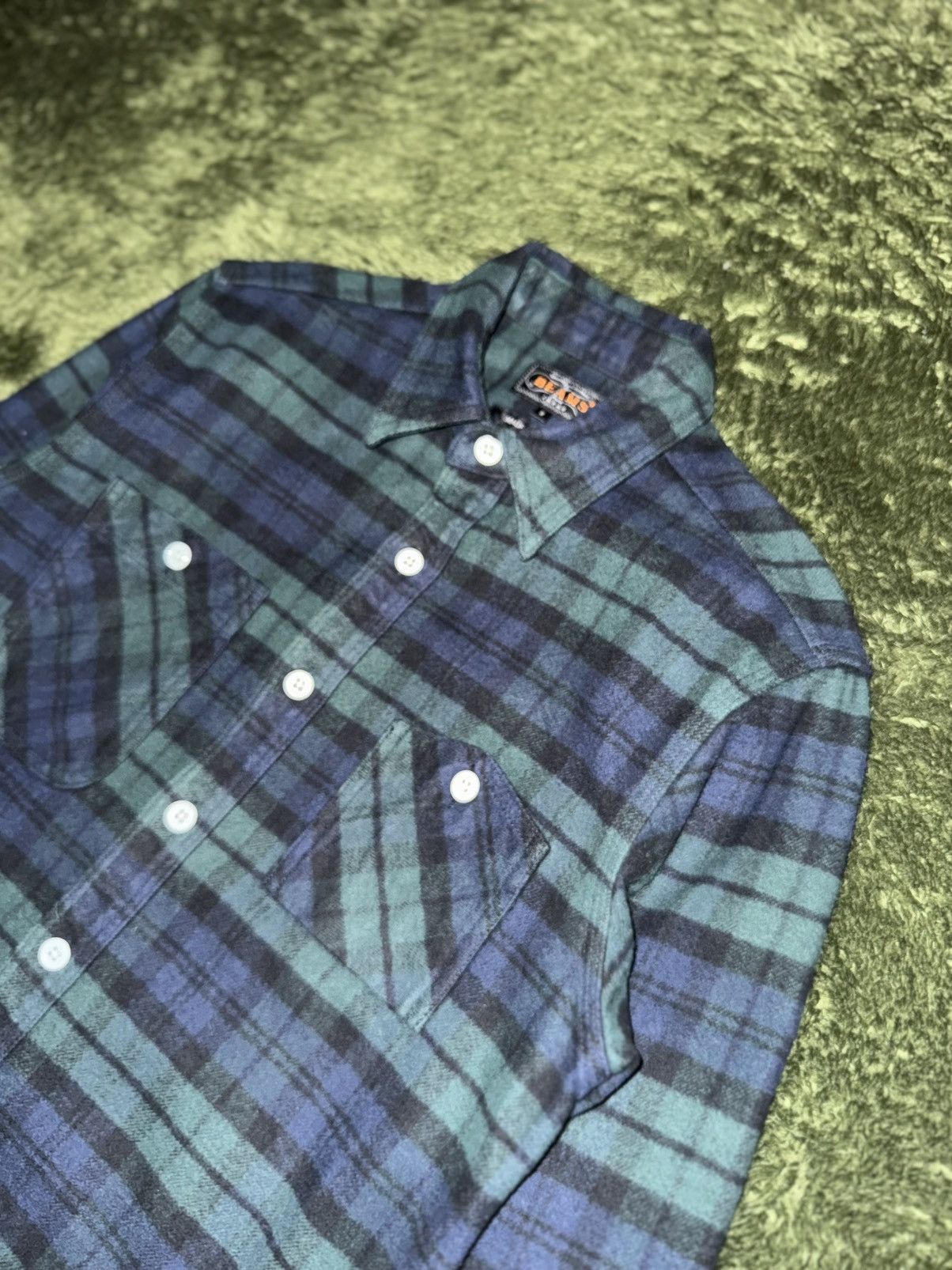 Beams Plus [S] Beams Plus Heavy Blackwatch Flannel Shirt Made in Japan Size US S / EU 44-46 / 1 - 2 Thumbnail