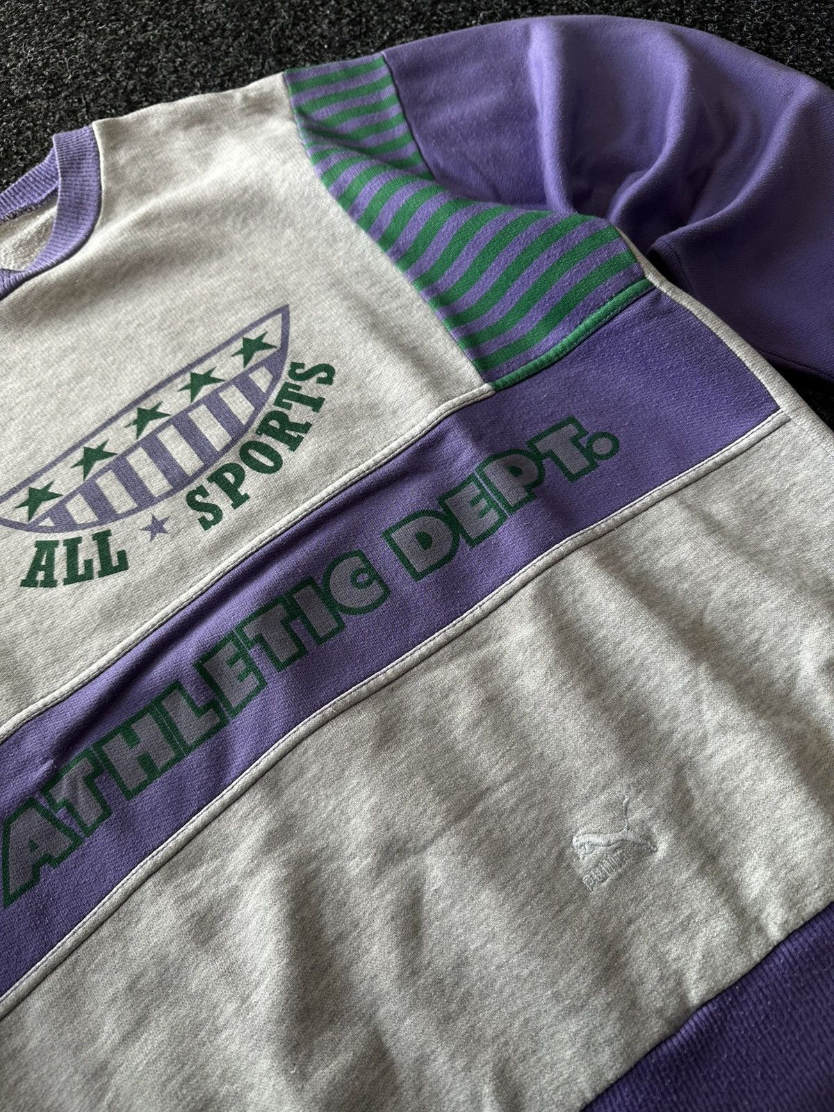 Puma × Vintage 🚨 VINTAGE PUMA 80-90s sweatshirt made in Italy archive sport Size US S / EU 44-46 / 1 - 7 Thumbnail