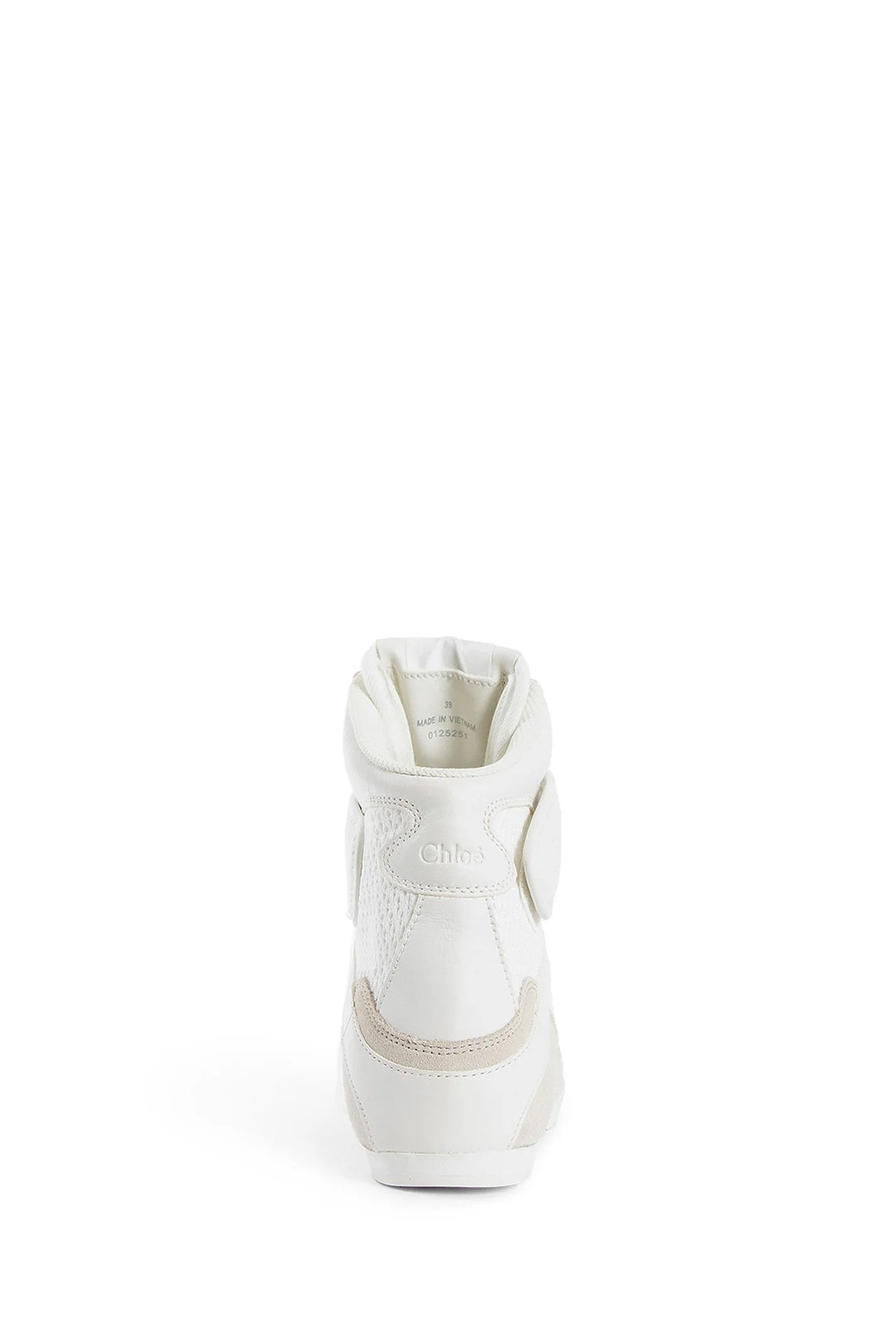 Chloe o1s22i1n0425 Hi-Top Kick Sneakers in White Size US 7 / IT 37 - 3 Thumbnail