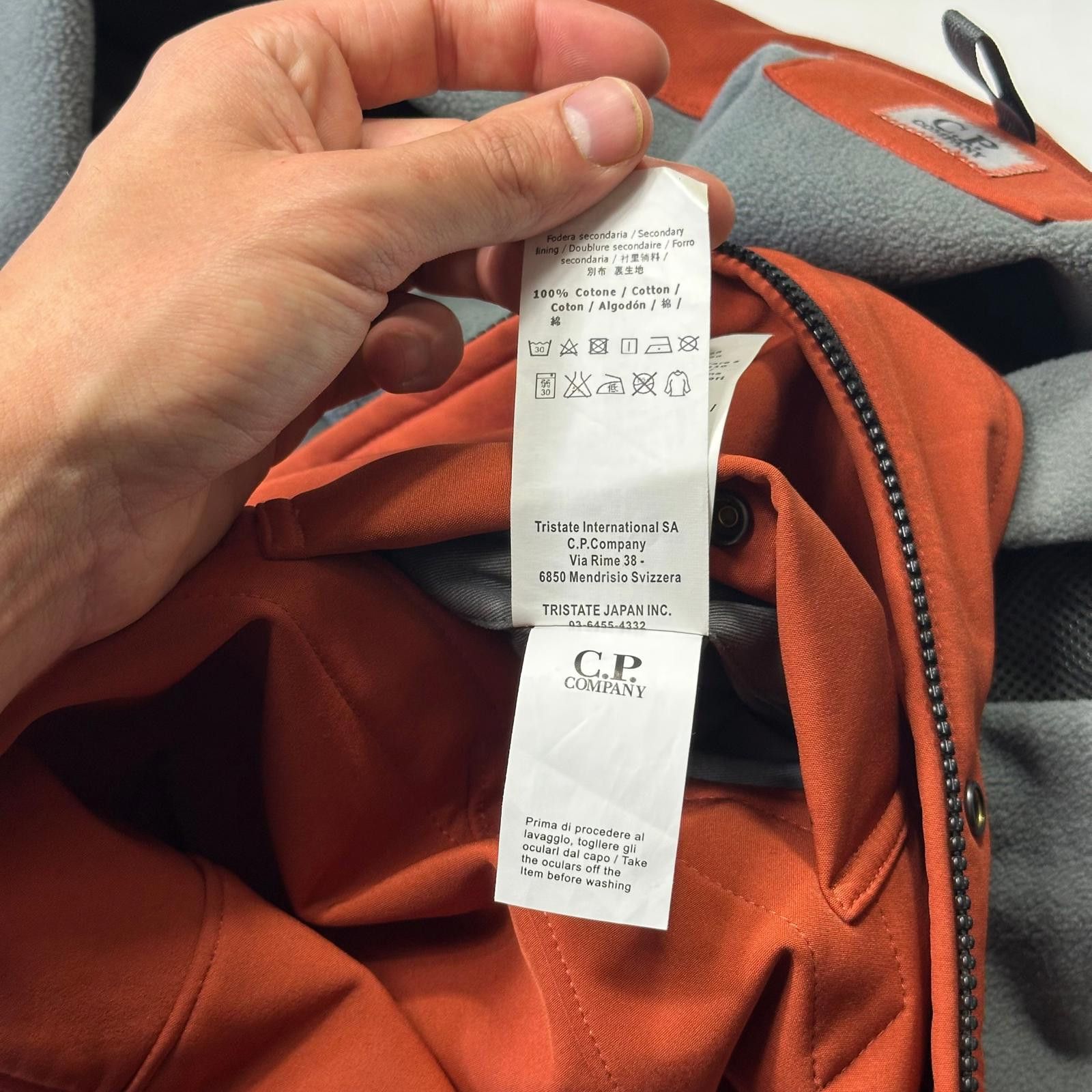 C.P. Company CP Company Orange Soft Shell Lens Bomber Jacket - IT50 (M) Size US M / EU 48-50 / 2 - 8 Thumbnail
