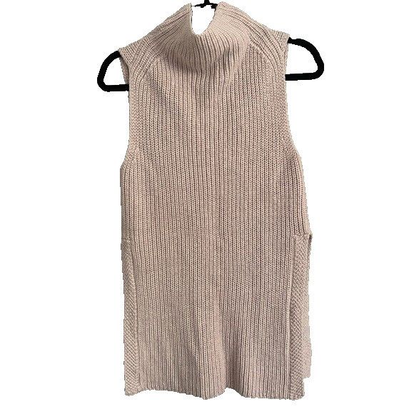 Aritzia Aritzia Wilfred Pink Durandal Merino Wool Sleeveless Vest Size XS / US 0-2 / IT 36-38 - 2 Thumbnail