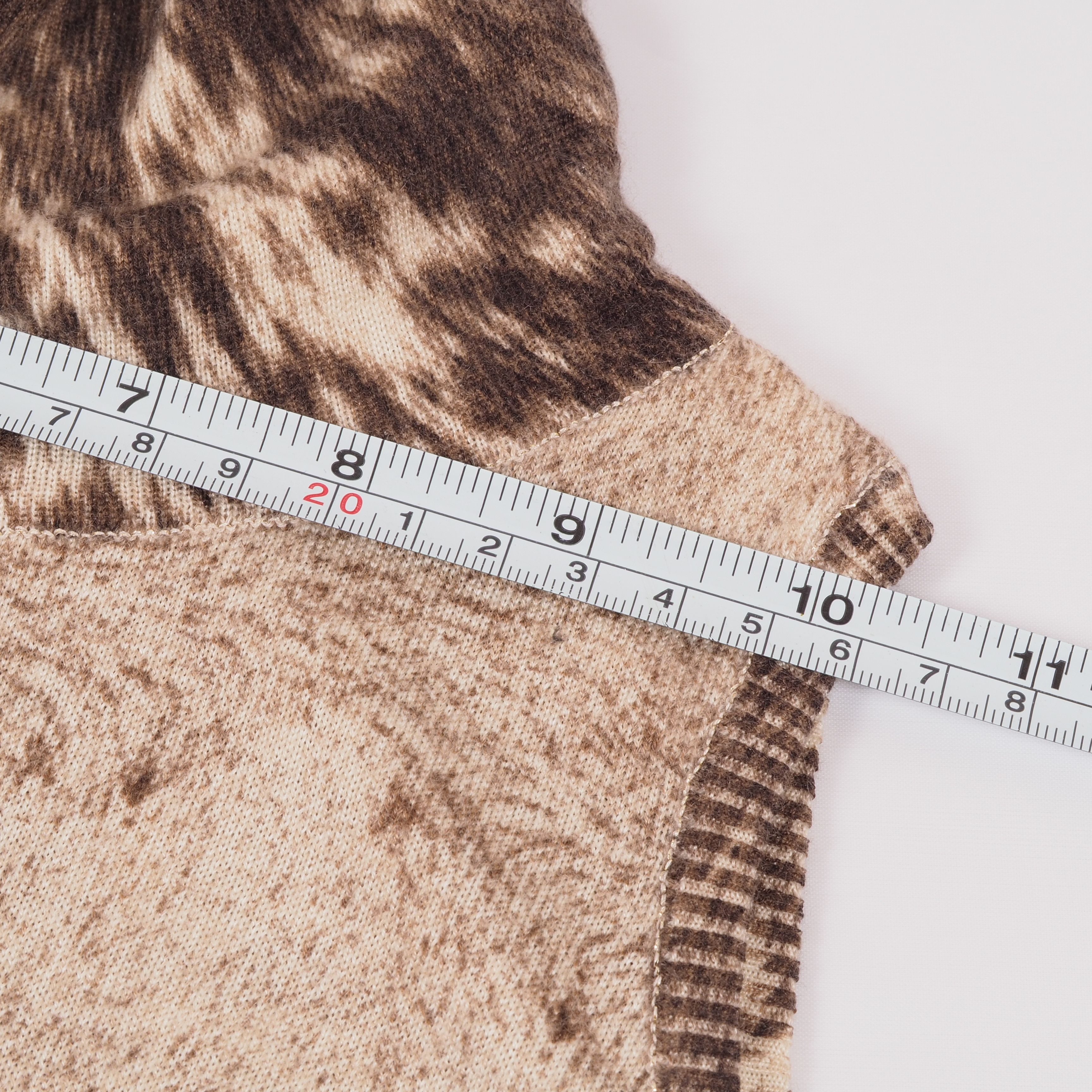 Roberto Cavalli Roberto Cavalli Vintage Knit Turtleneck Top Animal Print Size M / US 6-8 / IT 42-44 - 9 Thumbnail