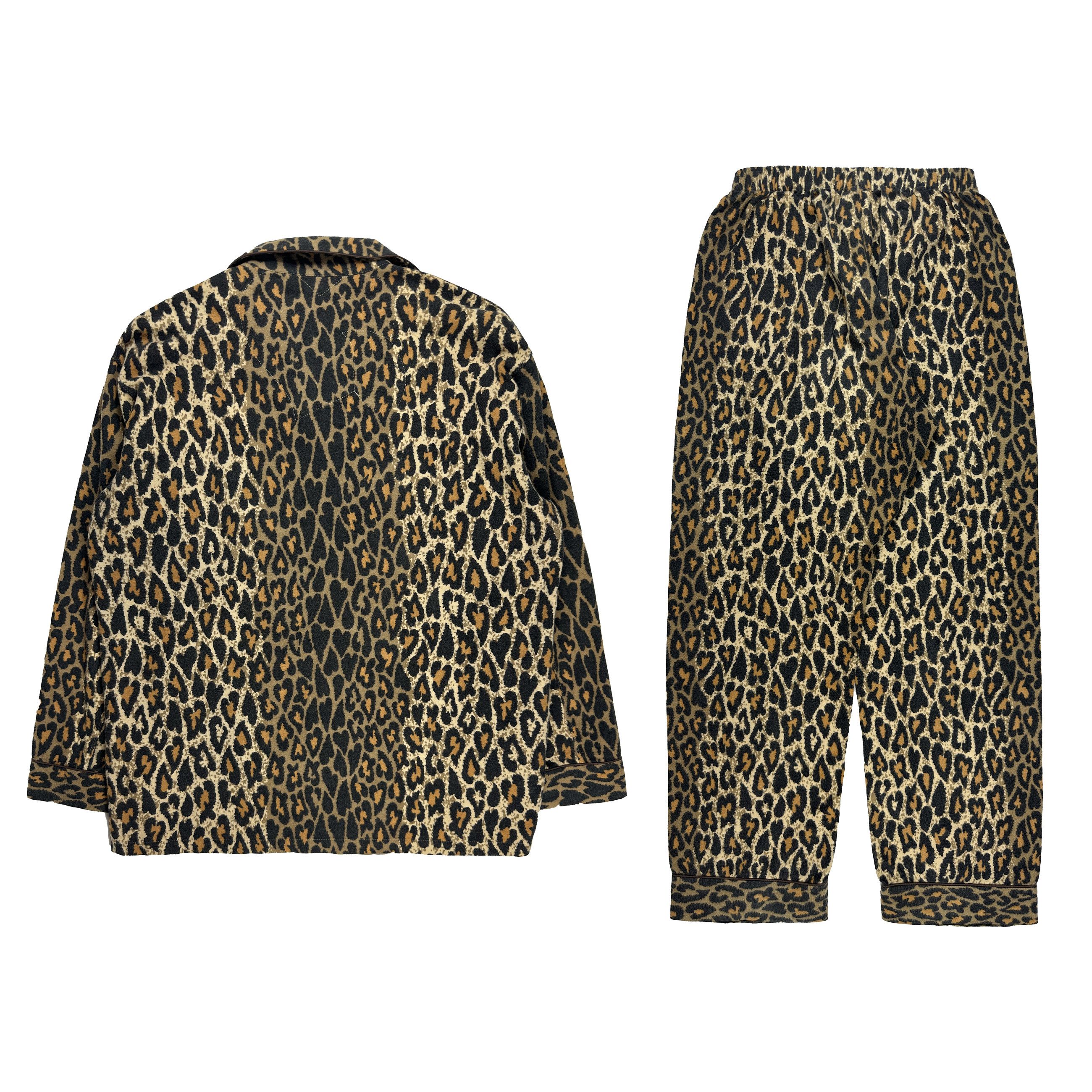 Number (N)ine × Takahiromiyashita The Soloist. SS/AW03 Crying Heart Leopard Pajama Set Size US L / EU 52-54 / 3 - 2 Thumbnail