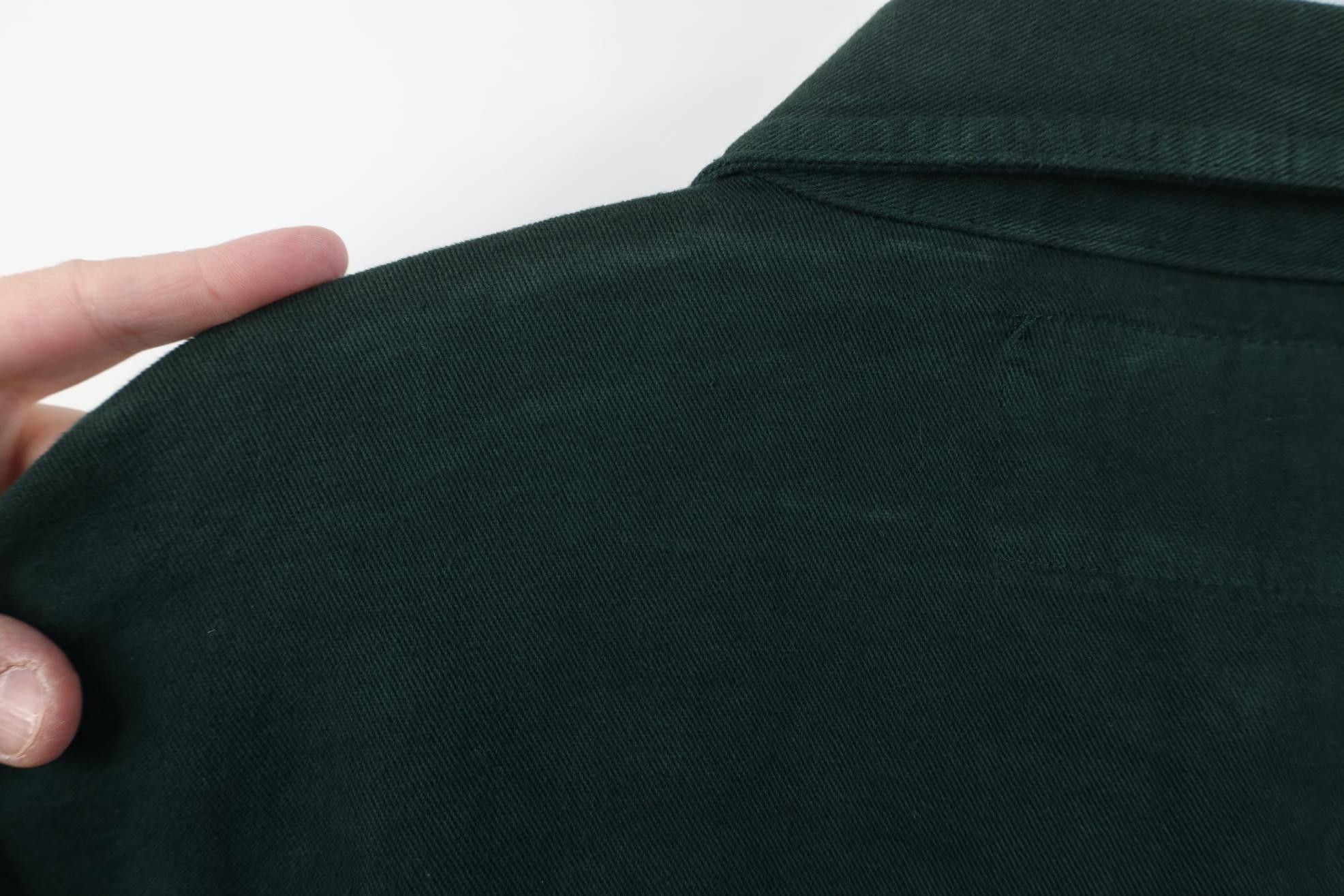 Vintage Deadstock Vintage 90s Streetwear Denim Button Shirt Green Size US L / EU 52-54 / 3 - 13 Thumbnail