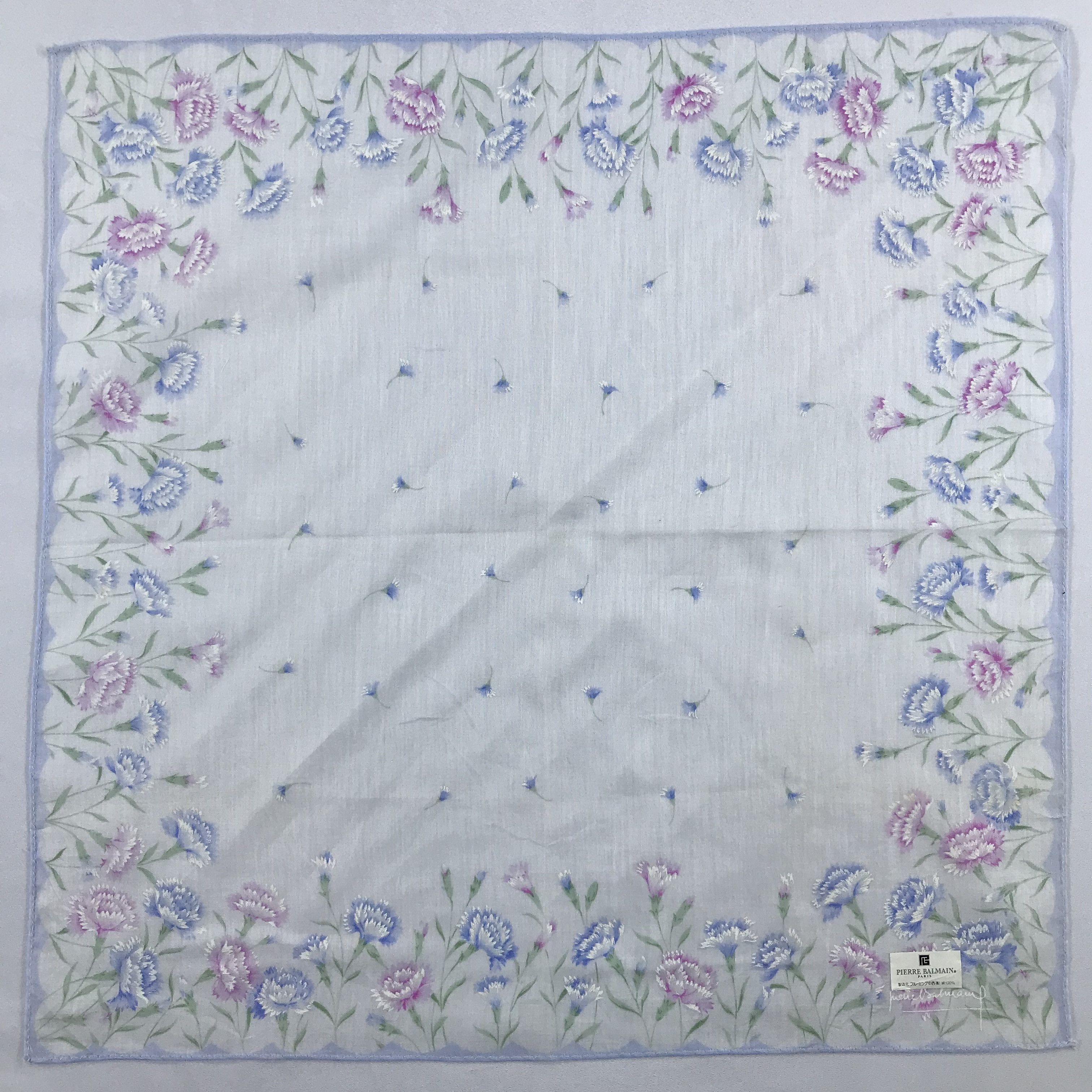 Pierre Balmain × Vintage Pierre Balmain Bandana / Handkerchief / Neckerchief - S2176 Size ONE SIZE - 1 Thumbnail