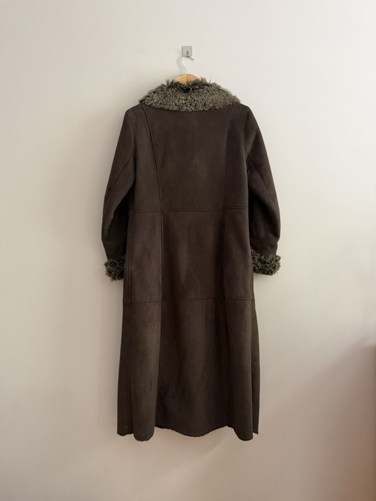 Balmain Vintage Penny Lane Balmain Long Shearling Coat Brown Size S / US 4 / IT 40 - 3 Thumbnail