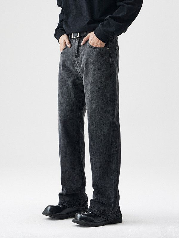 Japanese Brand American high street men's flared black gradient jeans Size US 32 / EU 48 - 2 Thumbnail