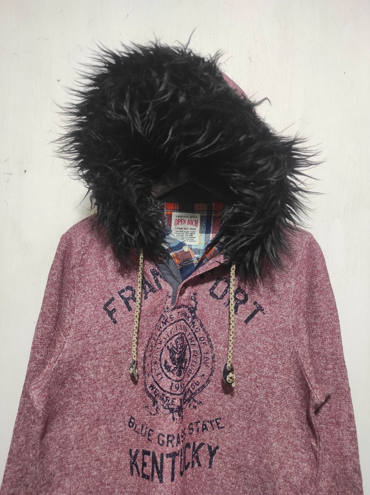 Japanese Brand Open Dich button fur hoodie ifsix LGB style Size US M / EU 48-50 / 2 - 3 Thumbnail