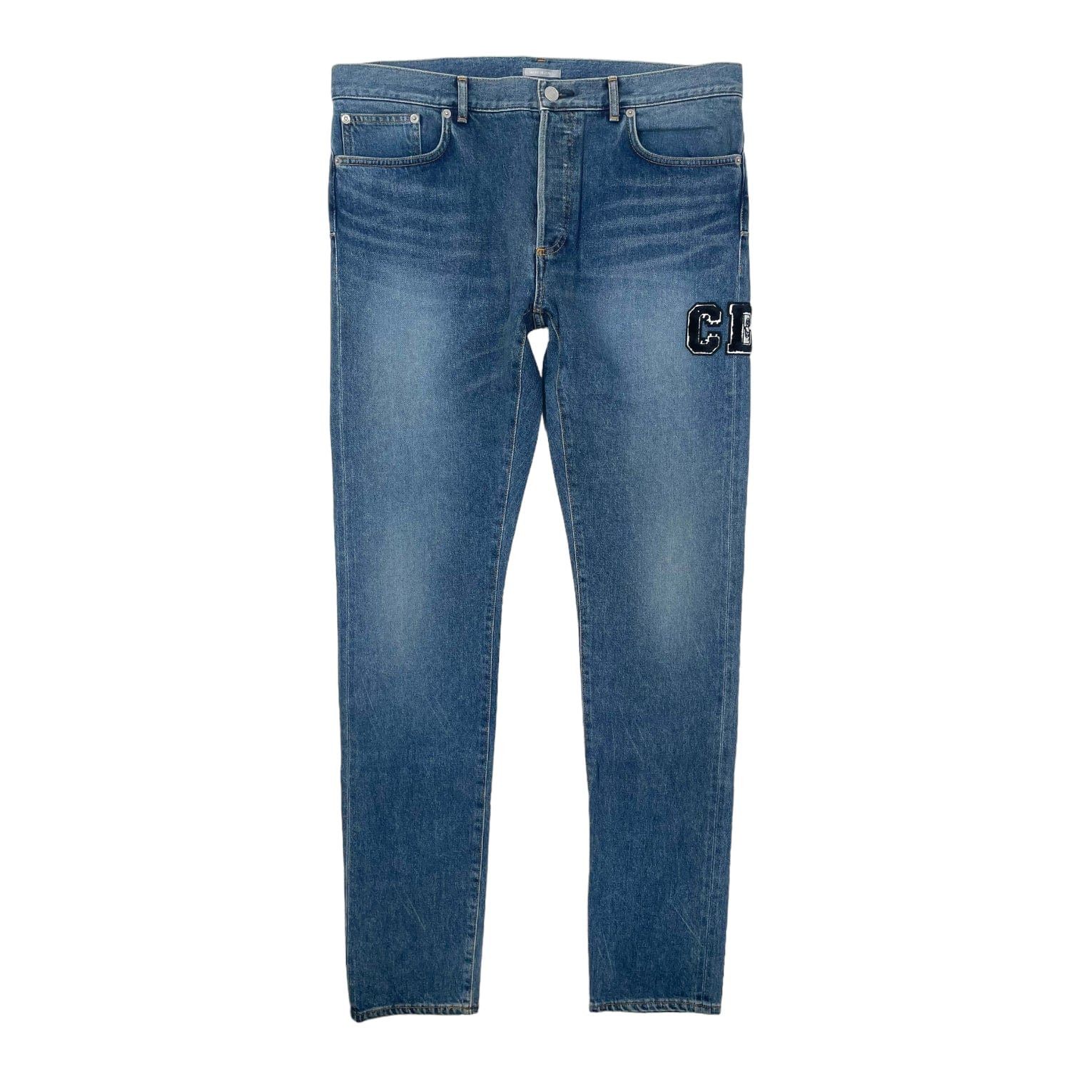 Dior Dior x Kenny Scharf Denim CD Patch Jeans Blue Size US 34 / EU 50 - 1 Thumbnail