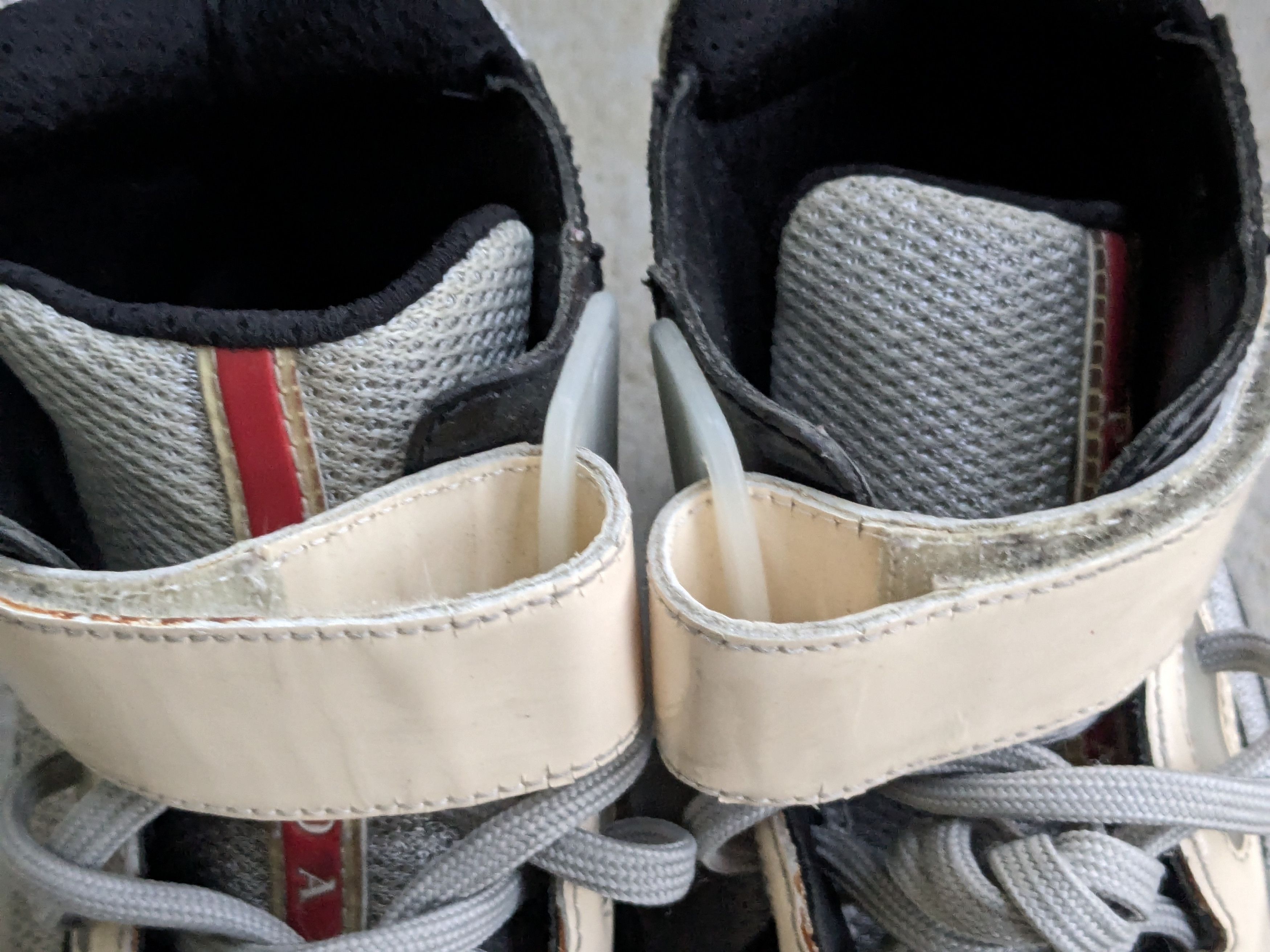 Prada Prada Sneakers Black White Patent Leather 9 High Tops Size US 9 / EU 42 - 3 Thumbnail