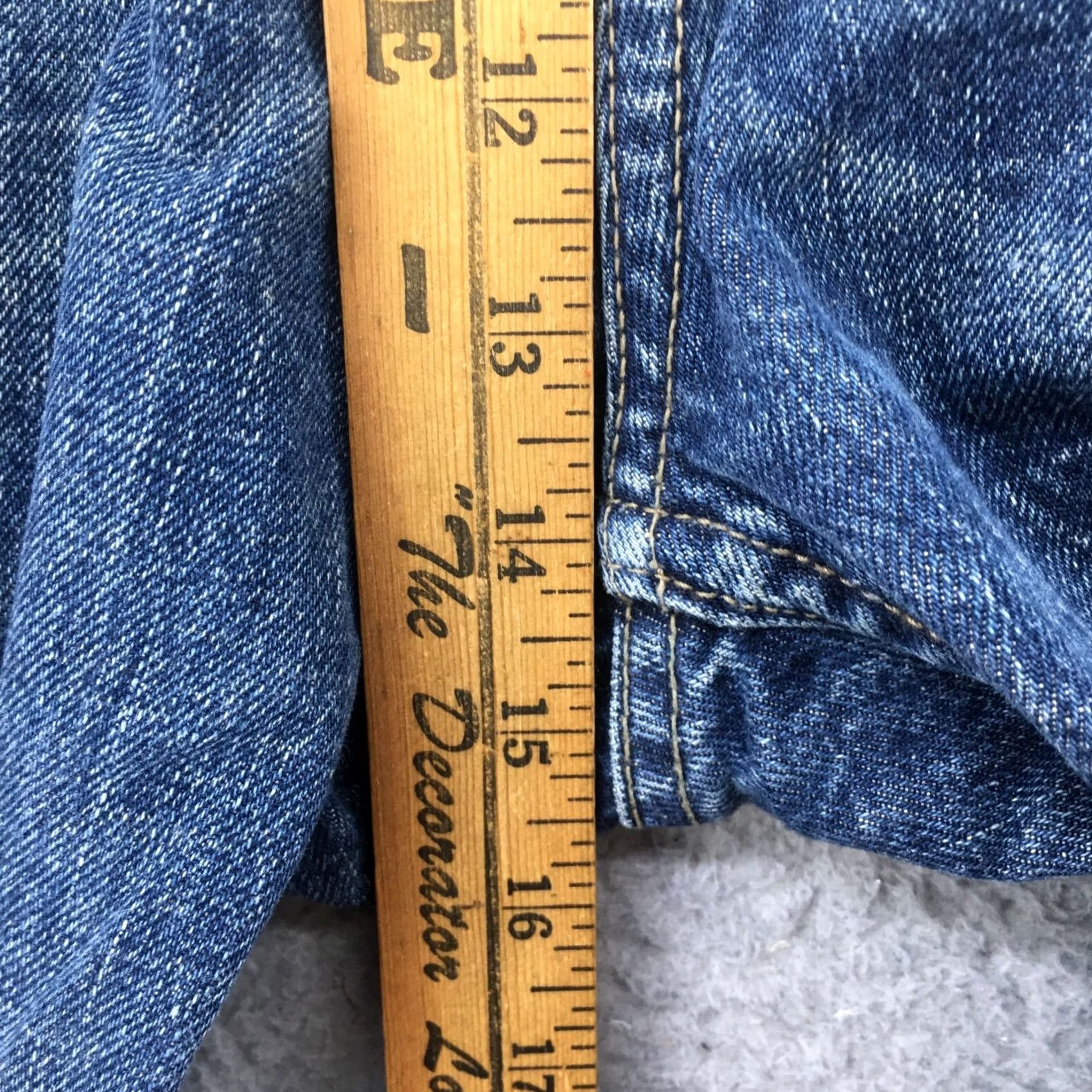 Nautica Nautica Straight Jeans Mens 40x32 Blue Denim High Rise Zip Fly Jeans Size US 40 / EU 56 - 7 Thumbnail