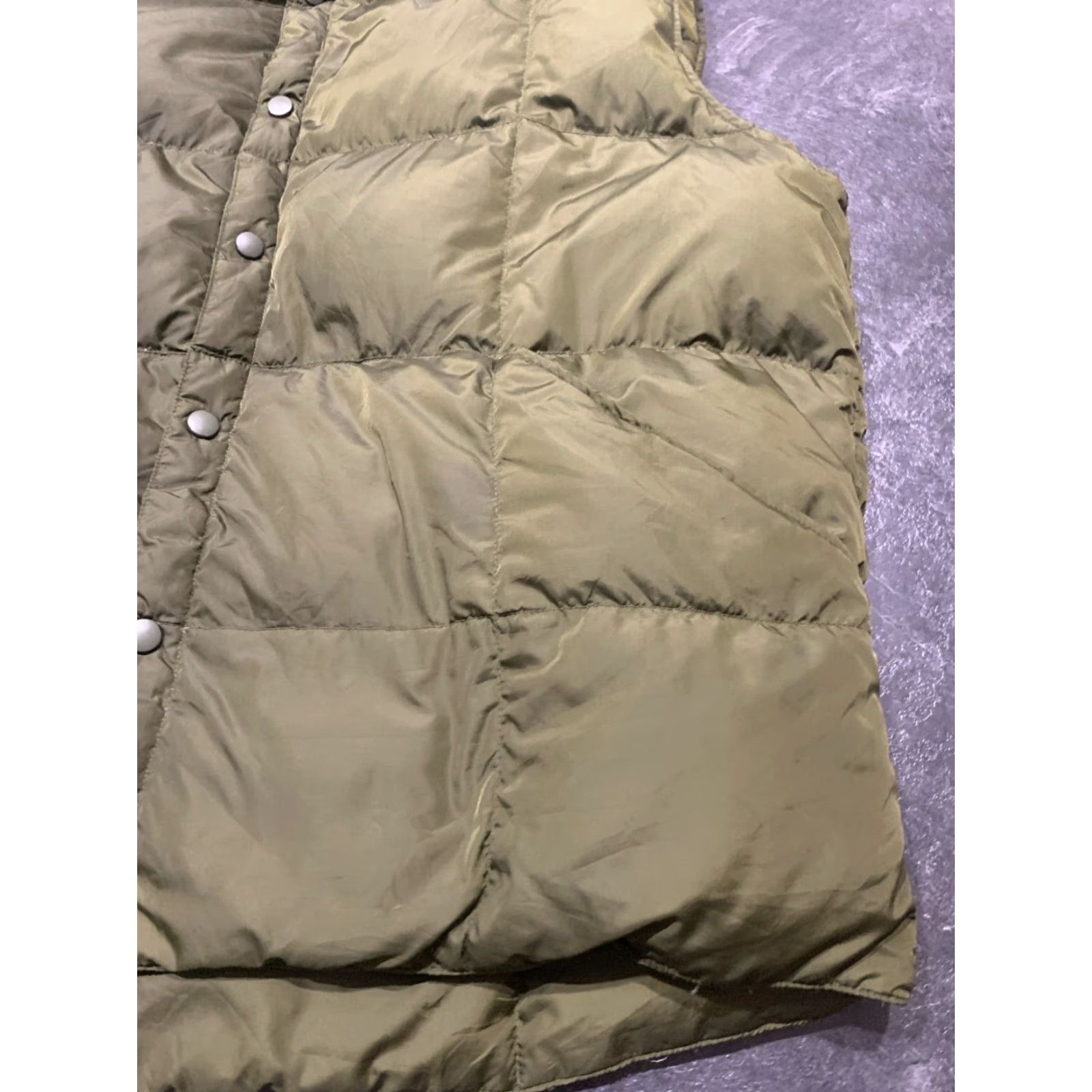 Lands' End Lands End Mens XL Extra Large Green Quilted Puffer Goose Down Nylon Vest Size US XL / EU 56 / 4 - 2 Thumbnail