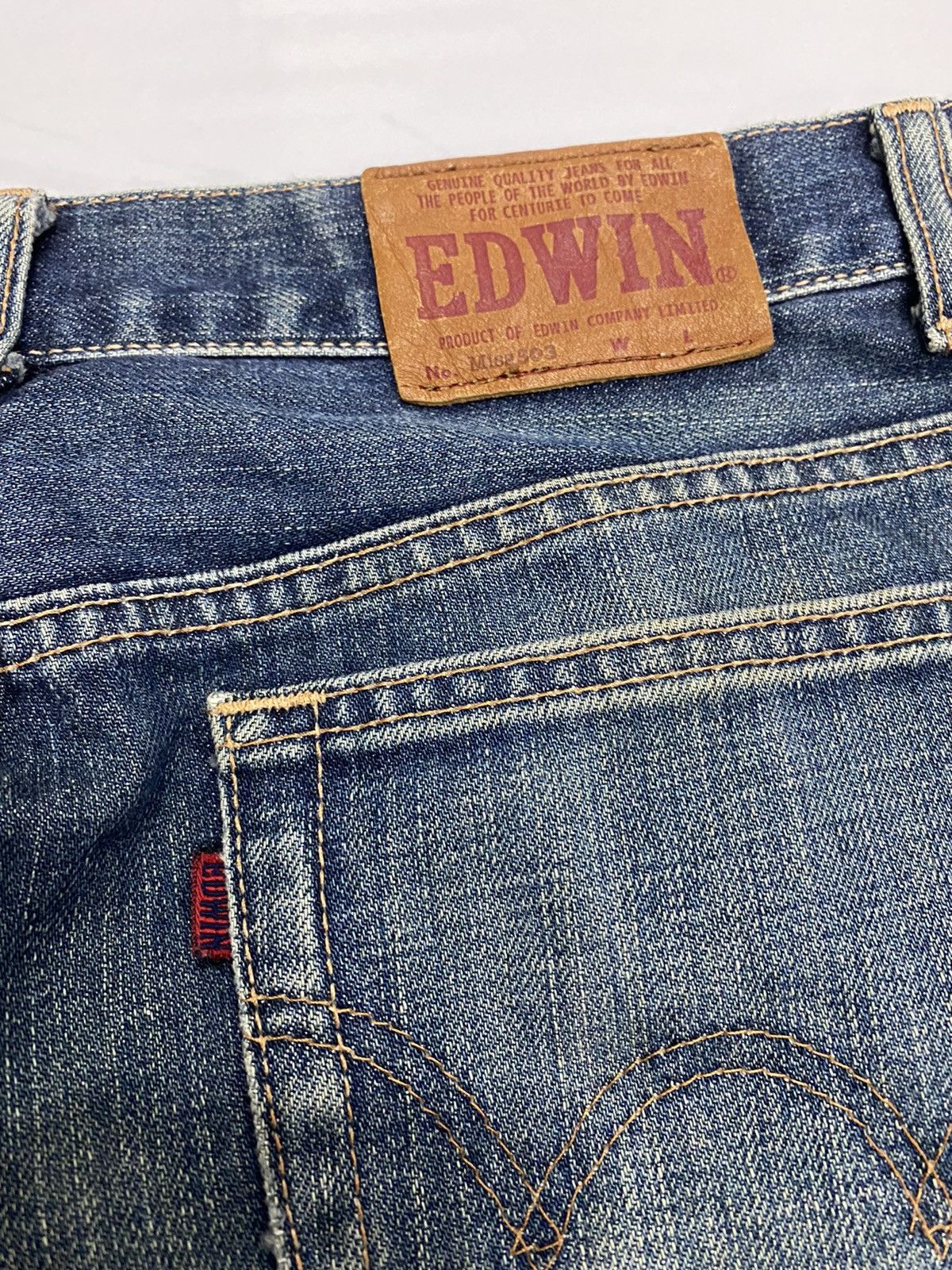 If Six Was Nine RUSTY EDWIN BAGGY DISTRESSED DENIM JEANS Size US 30 / EU 46 - 8 Thumbnail