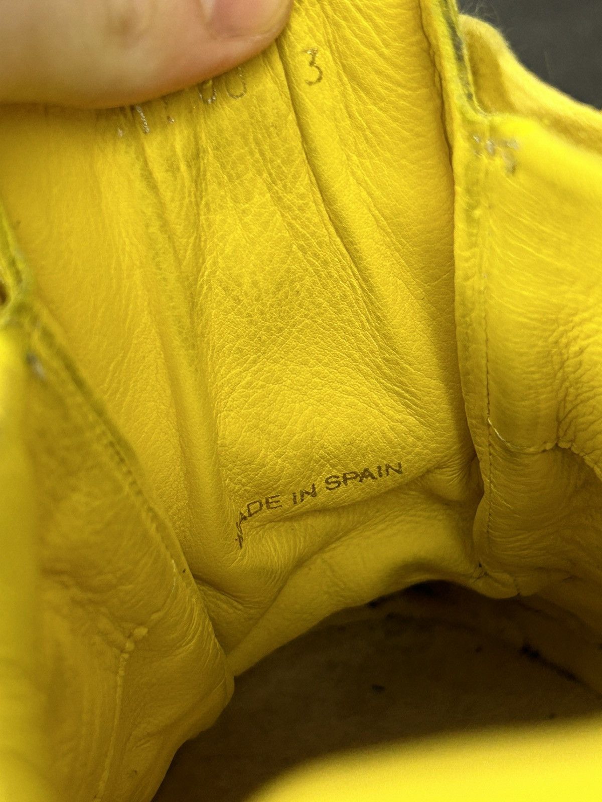 Balenciaga Balenciaga Arena Low “Yellow” Leather Sneakers Size US 10 / EU 43 - 10 Thumbnail