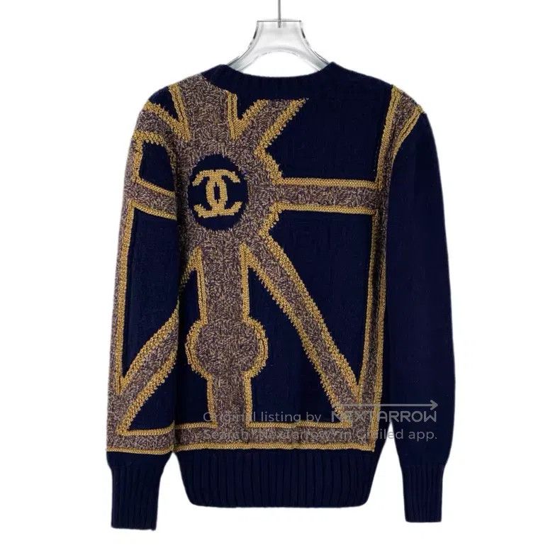 Chanel Chanel Colour-blocked geometric logo pattern inlaid flower Size XXS / US 00 / IT 34 - 2 Thumbnail