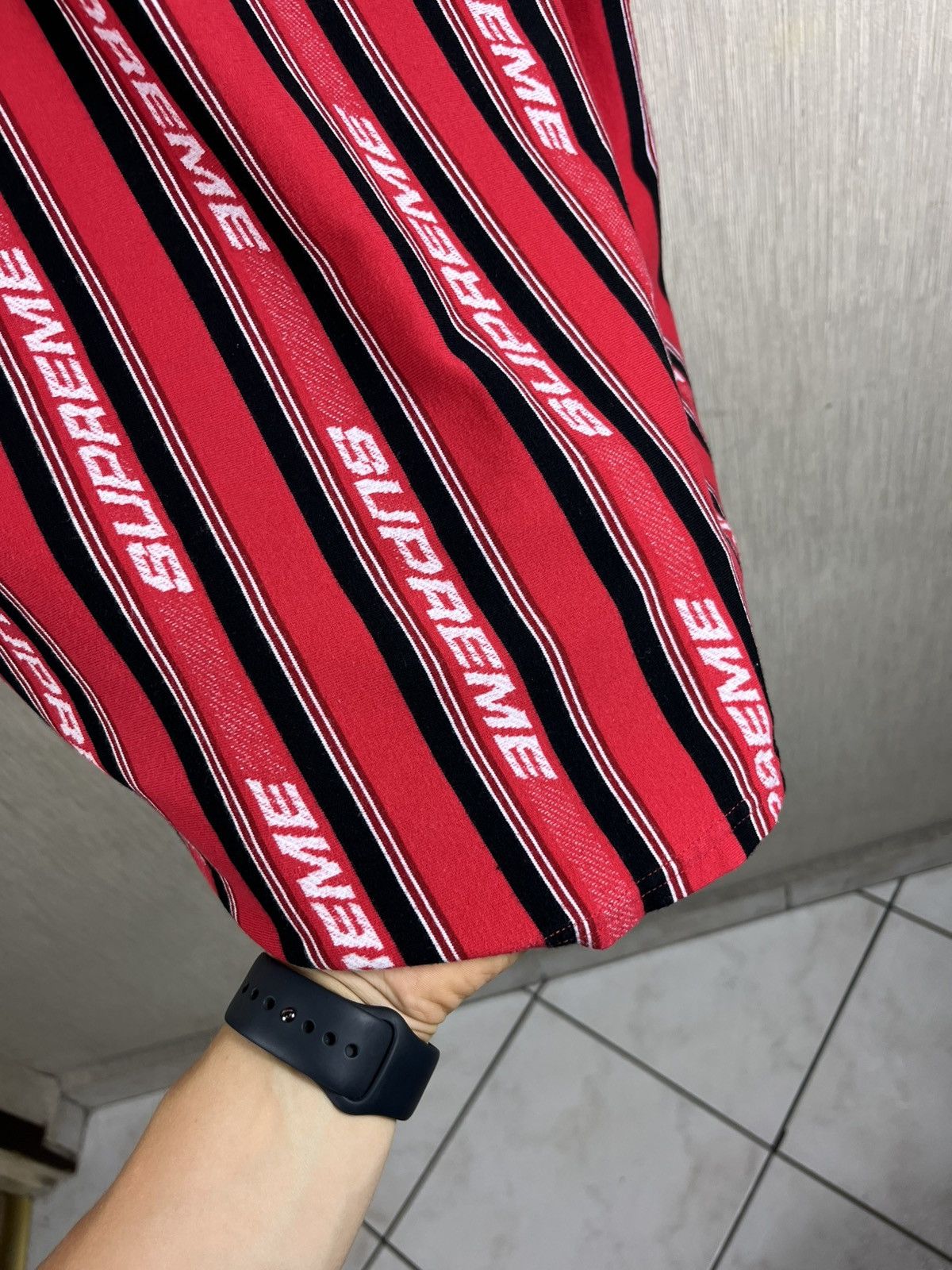 Supreme Supreme jacquard logo baseball jersey knit shirt button up Size US M / EU 48-50 / 2 - 18 Thumbnail