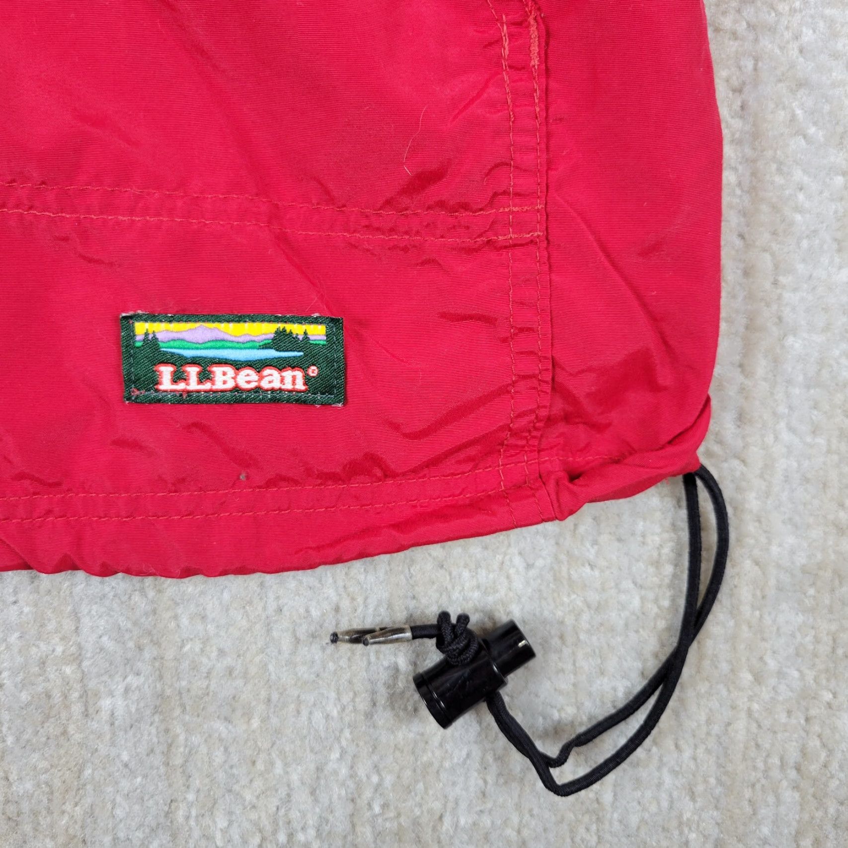 Vintage VINTAGE L.L. Bean Anorak Jacket Mens L Red Hooded Windbreaker Coat Lightweight USA Size US L / EU 52-54 / 3 - 7 Thumbnail