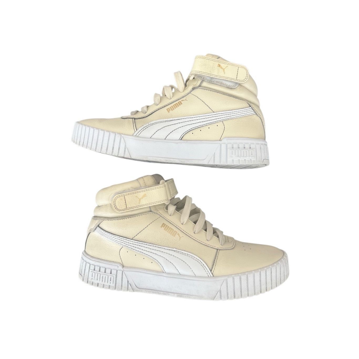 Puma PUMA High Top Sample Sneakers Saddle Soft Nappa Leather Size Size US 8.5 / IT 38.5 - 6 Thumbnail