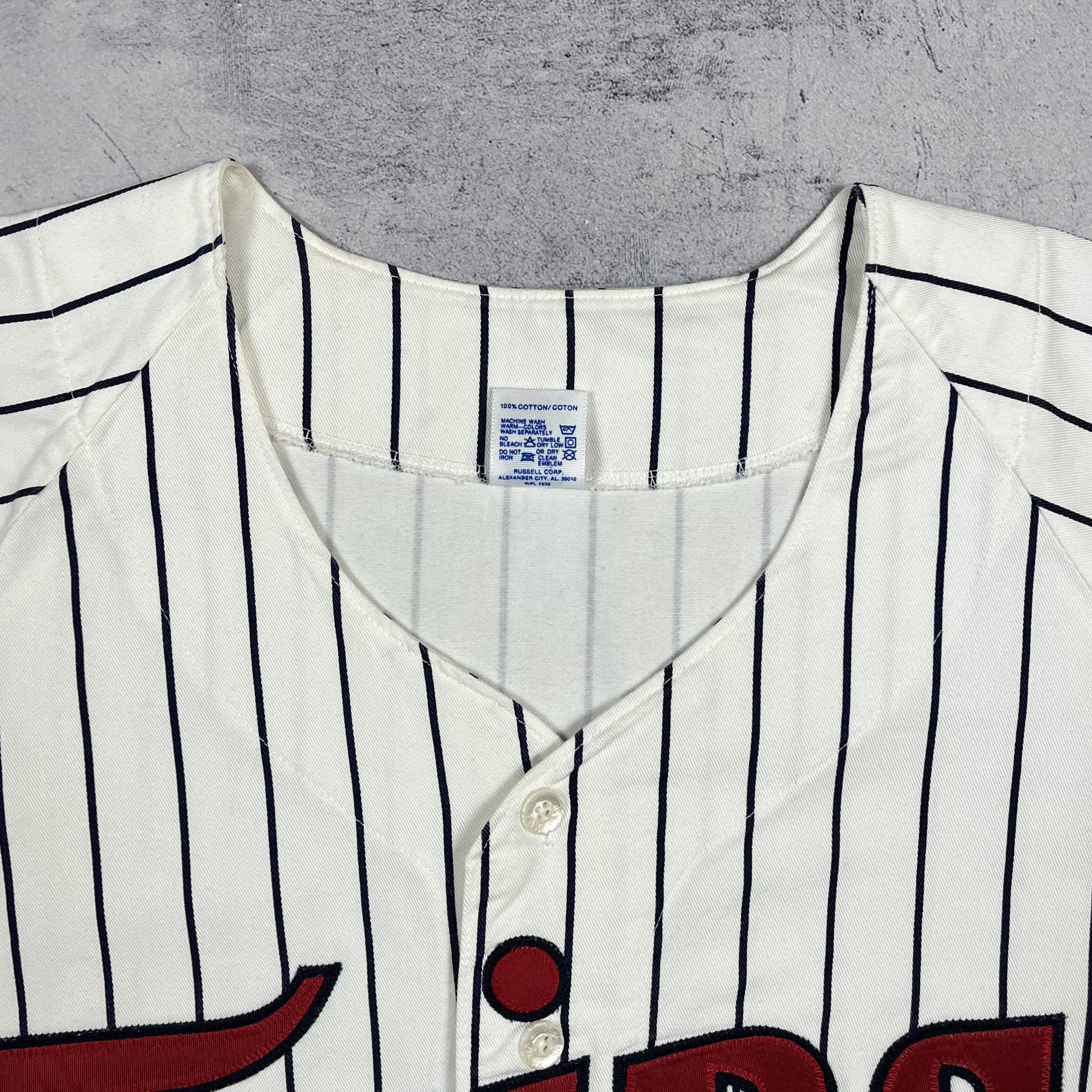 Russell Athletic Vintage MLB Minnesota Twins Big Logo Jersey Shirt 90’s Size US XL / EU 56 / 4 - 10 Thumbnail