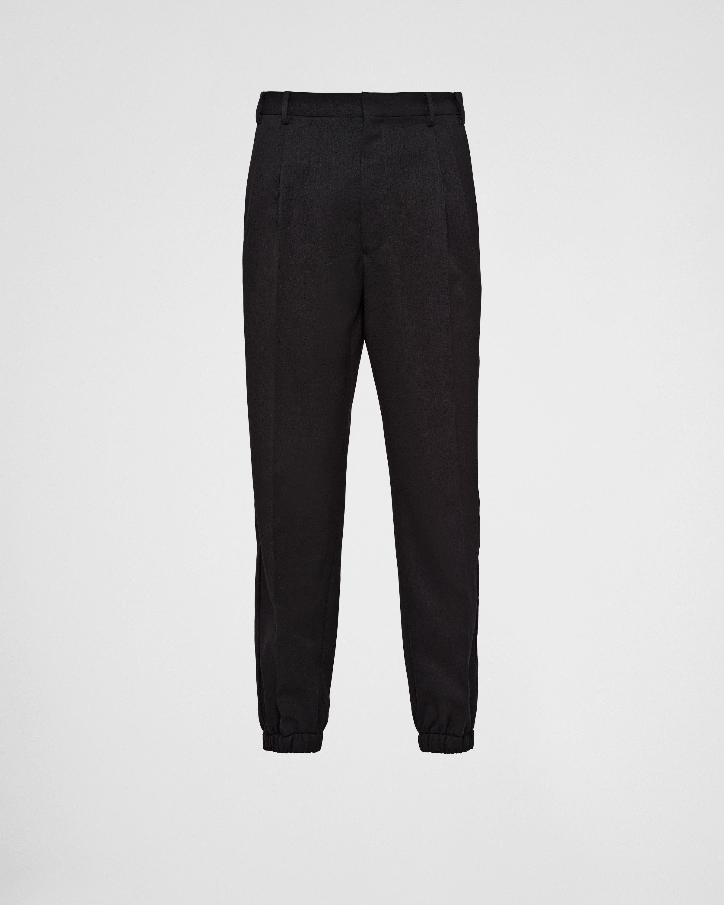 Prada oc11z0625 Wool Pant in Black Size US 32 / EU 48 - 1 Thumbnail