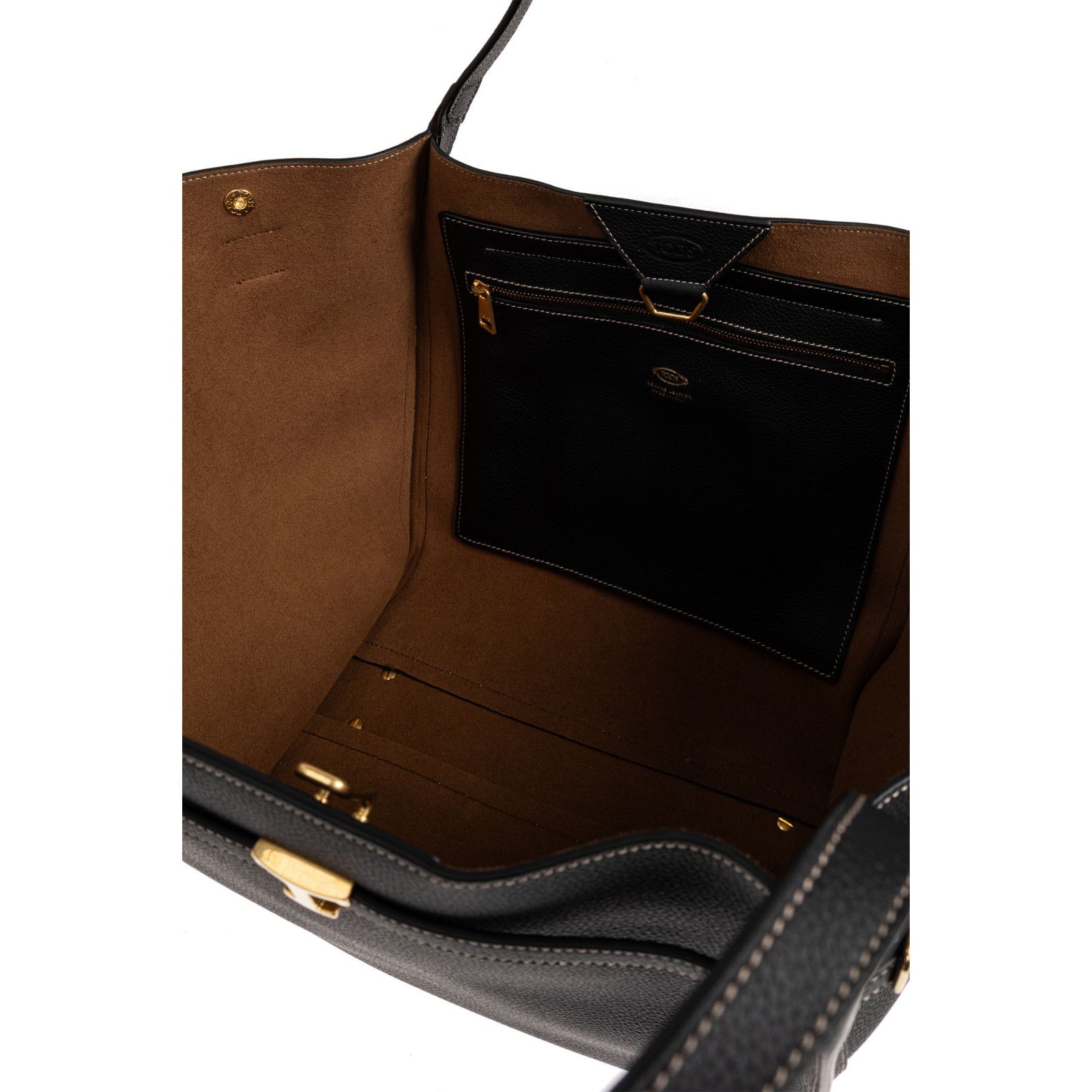 Tod's TOD'S Tim Medium Black Top Handle Bag New & Authentic Size ONE SIZE - 4 Thumbnail