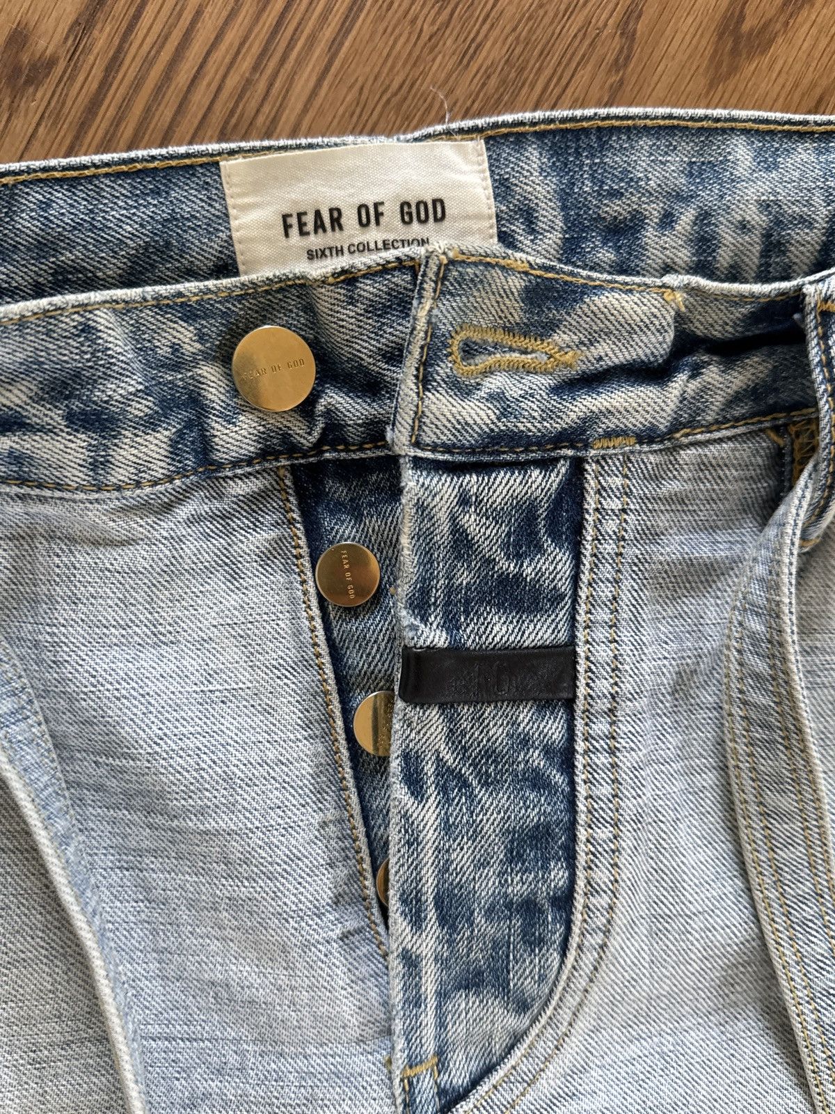 Fear of God Fear of God Sixth Collection Denim Inside Out Size US 29 - 7 Thumbnail