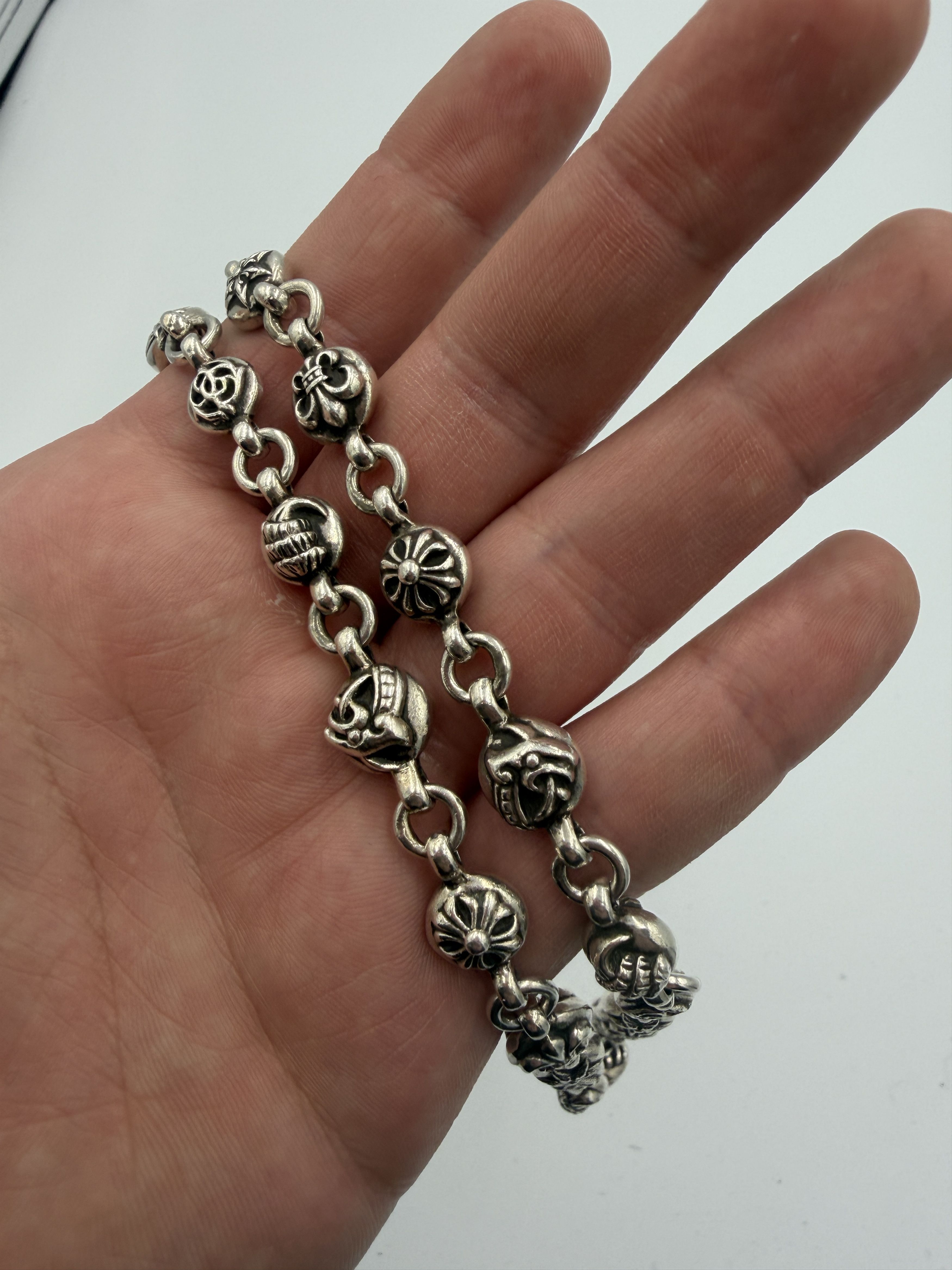 Chrome Hearts Chrome Hearts Sterling Silver Cross Ball Wallet Chain Size ONE SIZE - 8 Thumbnail