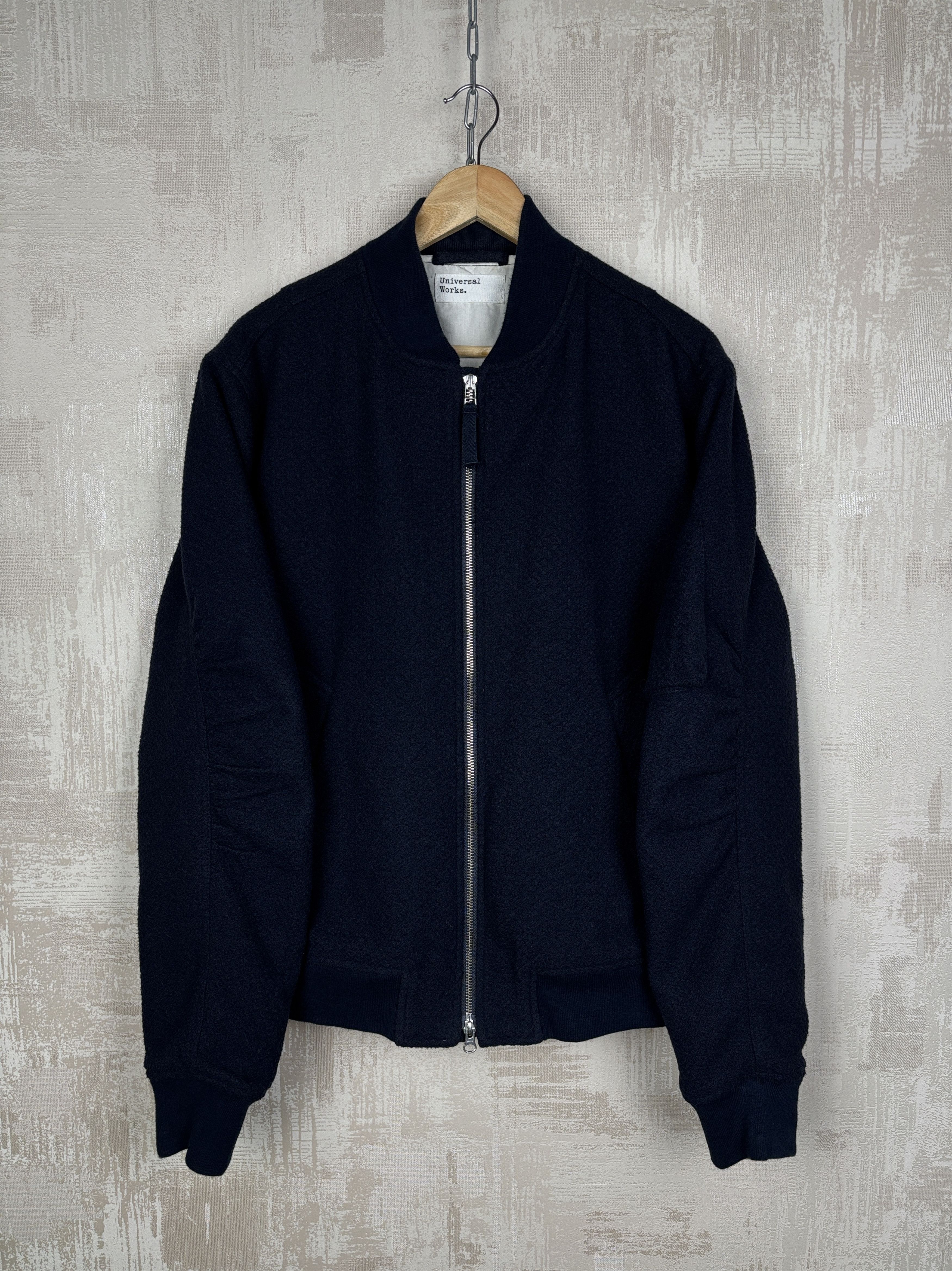 Universal Works Universal Works Wool Blend Bomber Navy Blue Size US L / EU 52-54 / 3 - 9 Thumbnail