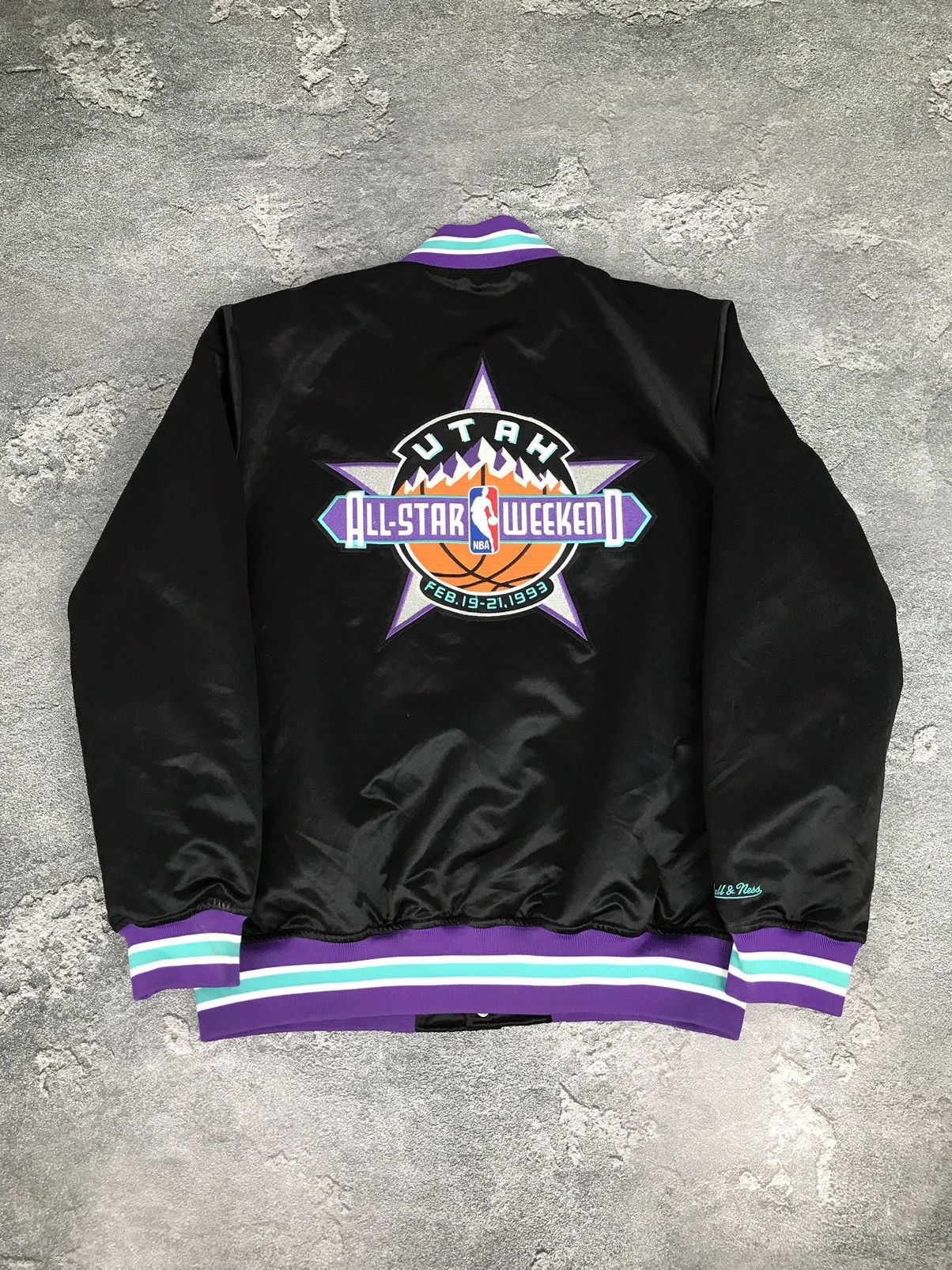 NBA Utah All Stars Weekend NBA,Hardwood Classics Nylon Bomber Size US L / EU 52-54 / 3 - 1 Thumbnail