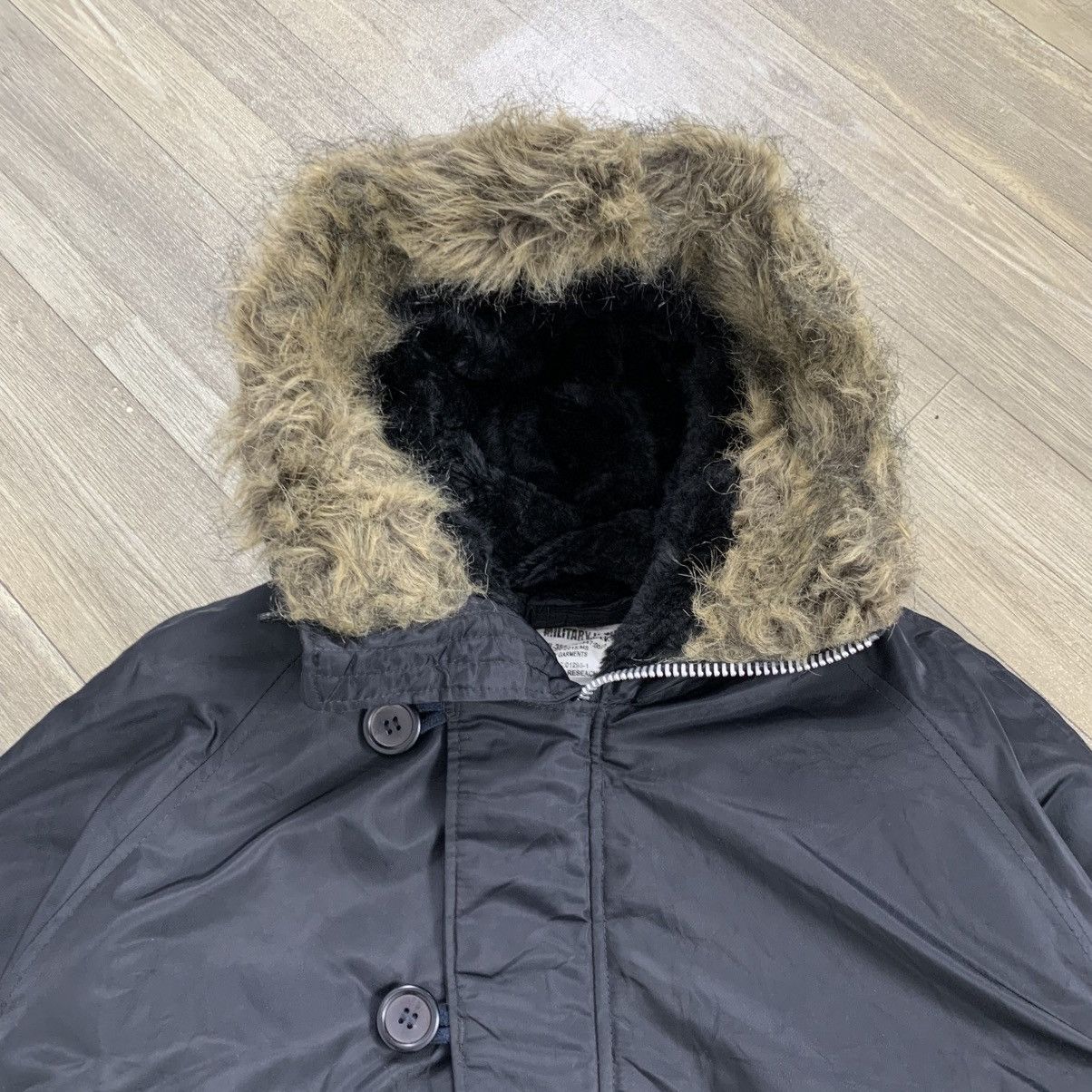If Six Was Nine × Japanese Brand × Le Grande Bleu (L.G.B.) Neo Sixx 2000’s Military Fur Parka Jacket LGB Style Size US L / EU 52-54 / 3 - 6 Thumbnail