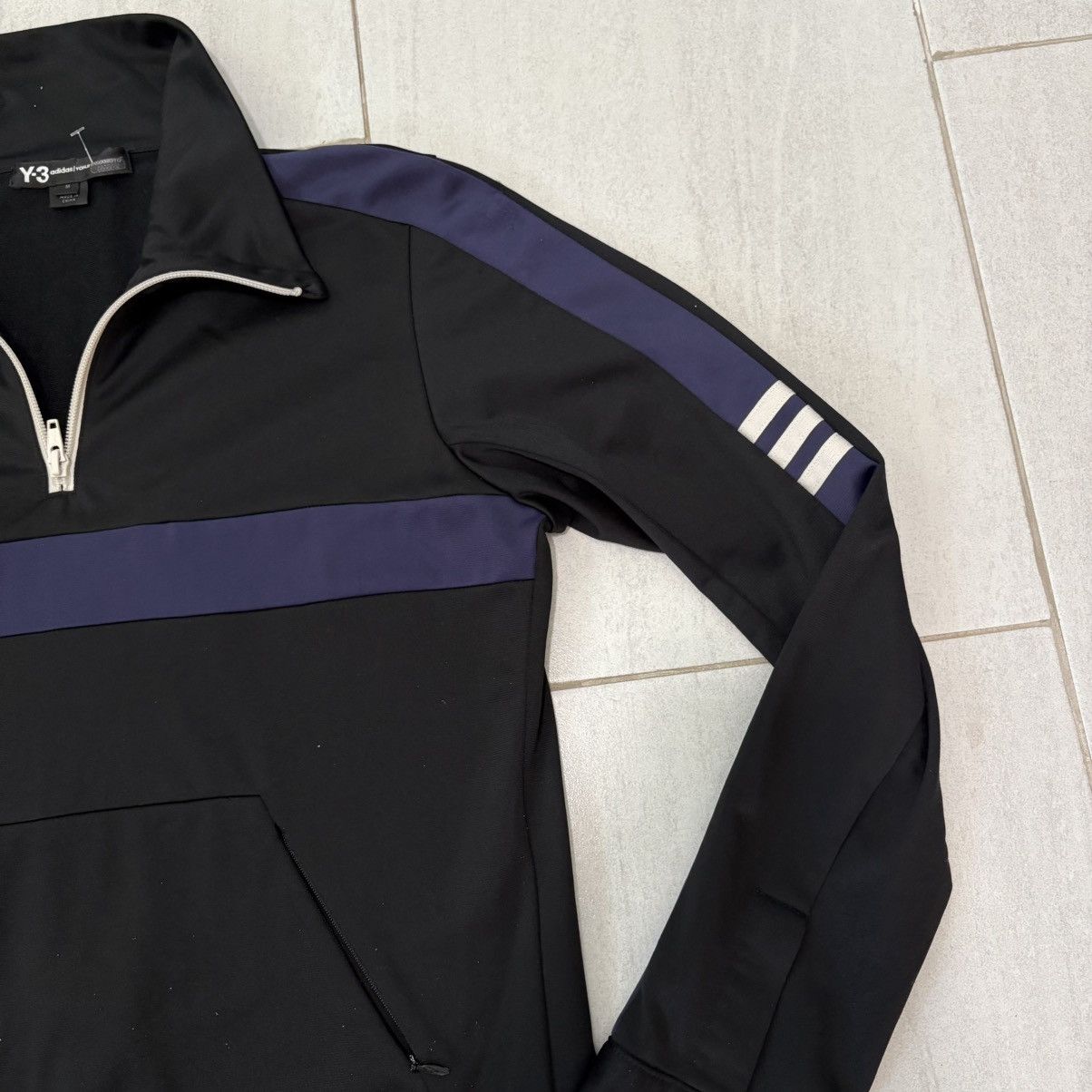 Y-3 Y-3 Adidas x Yohji Yamamoto FIREBIRD Black & Purple 1/2 Zip Size US M / EU 48-50 / 2 - 4 Thumbnail