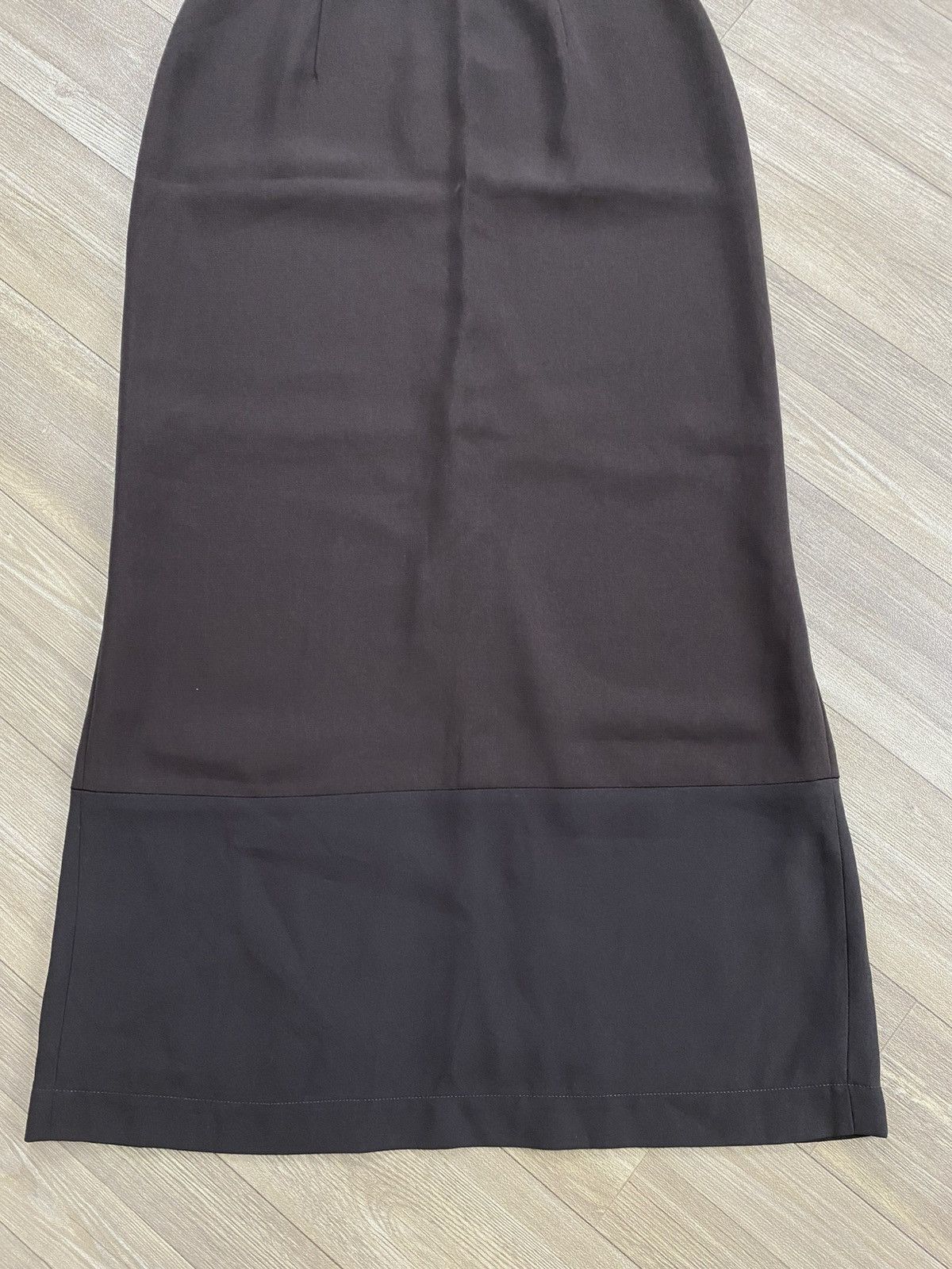 Tricot Comme des Garcons AD1993 Vintage Tricot Comme des Garcons CDG Brown Midi Skirt Size 26" / US 2 / IT 38 - 3 Thumbnail