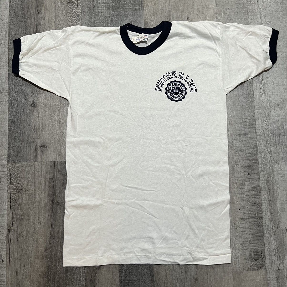 Champion × Vintage VTG 80s Notre Dame Fighting Irish Champion College Shirt NWT Size US XL / EU 56 / 4 - 1 Thumbnail