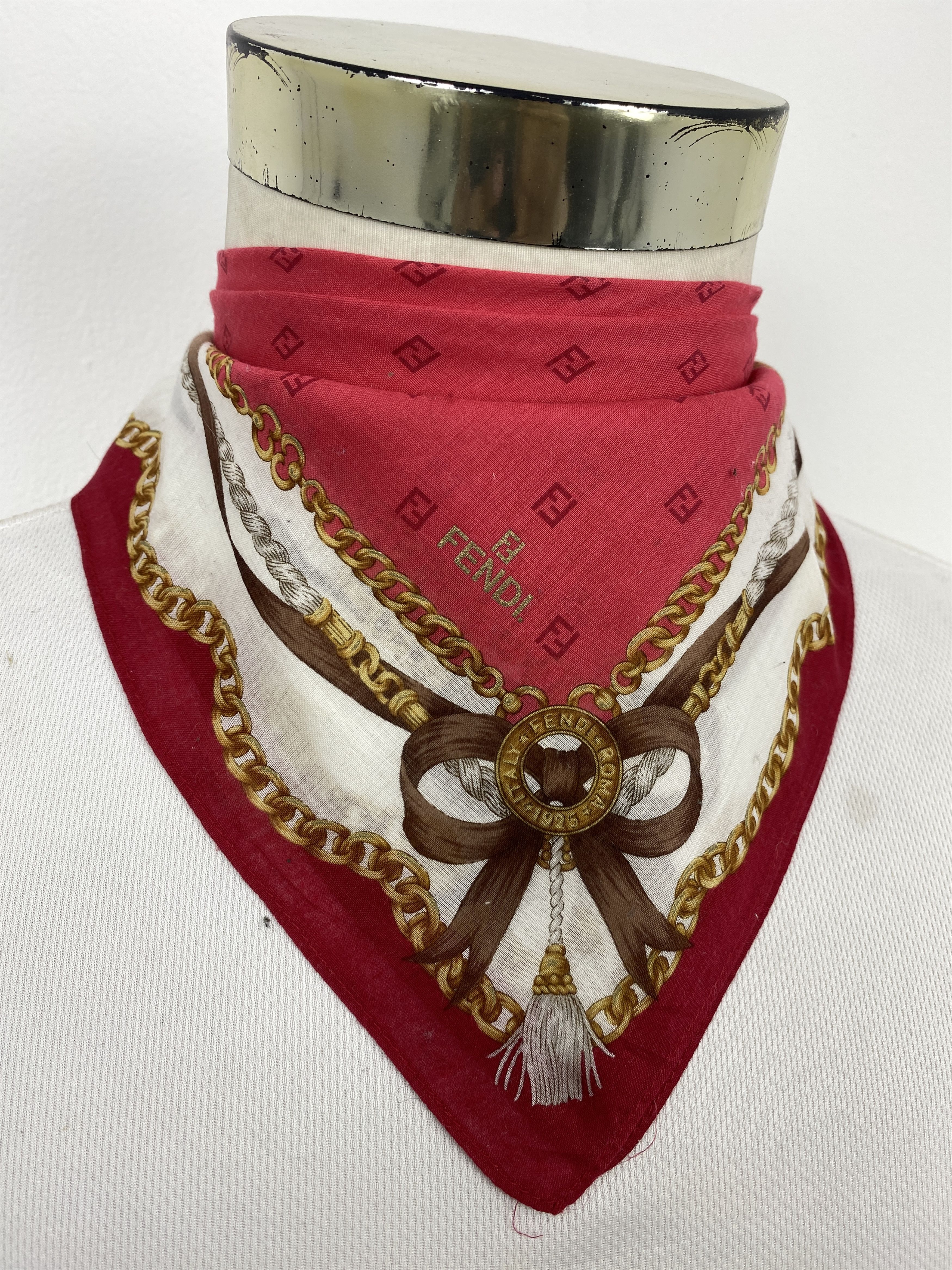Fendi Vintage Fendi Handkerchief / Nerckerchief KT0352 Size ONE SIZE - 2 Thumbnail