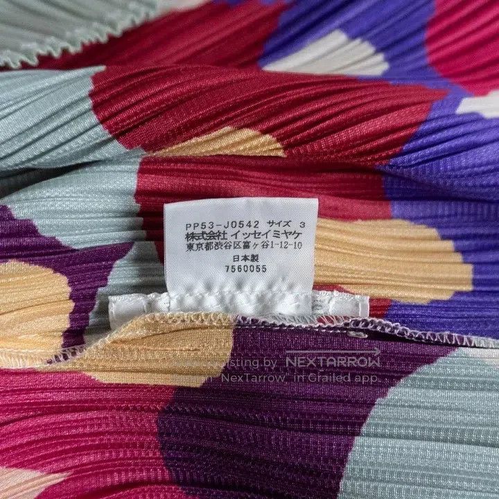 Issey Miyake Issey Miyake Rainbow Drop Ruched Top Size L / US 10 / IT 46 - 4 Thumbnail