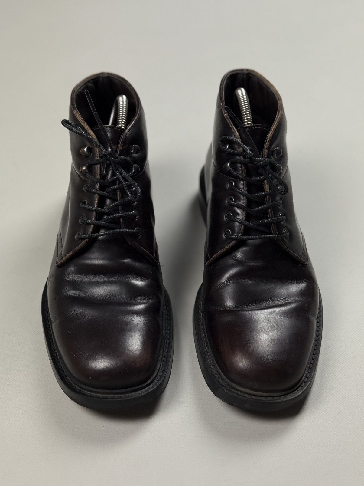 Prada Prada Men’s Leather Lace Up Boots Shoes Size UK 7.5 / US 8.5 Size US 8.5 / EU 41-42 - 8 Thumbnail
