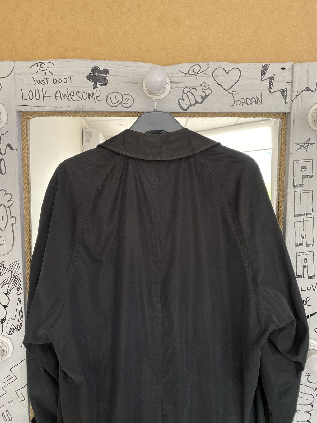 Herno Herno 90S Light Black Trench Coat Vintage Size US L / EU 52-54 / 3 - 14 Thumbnail