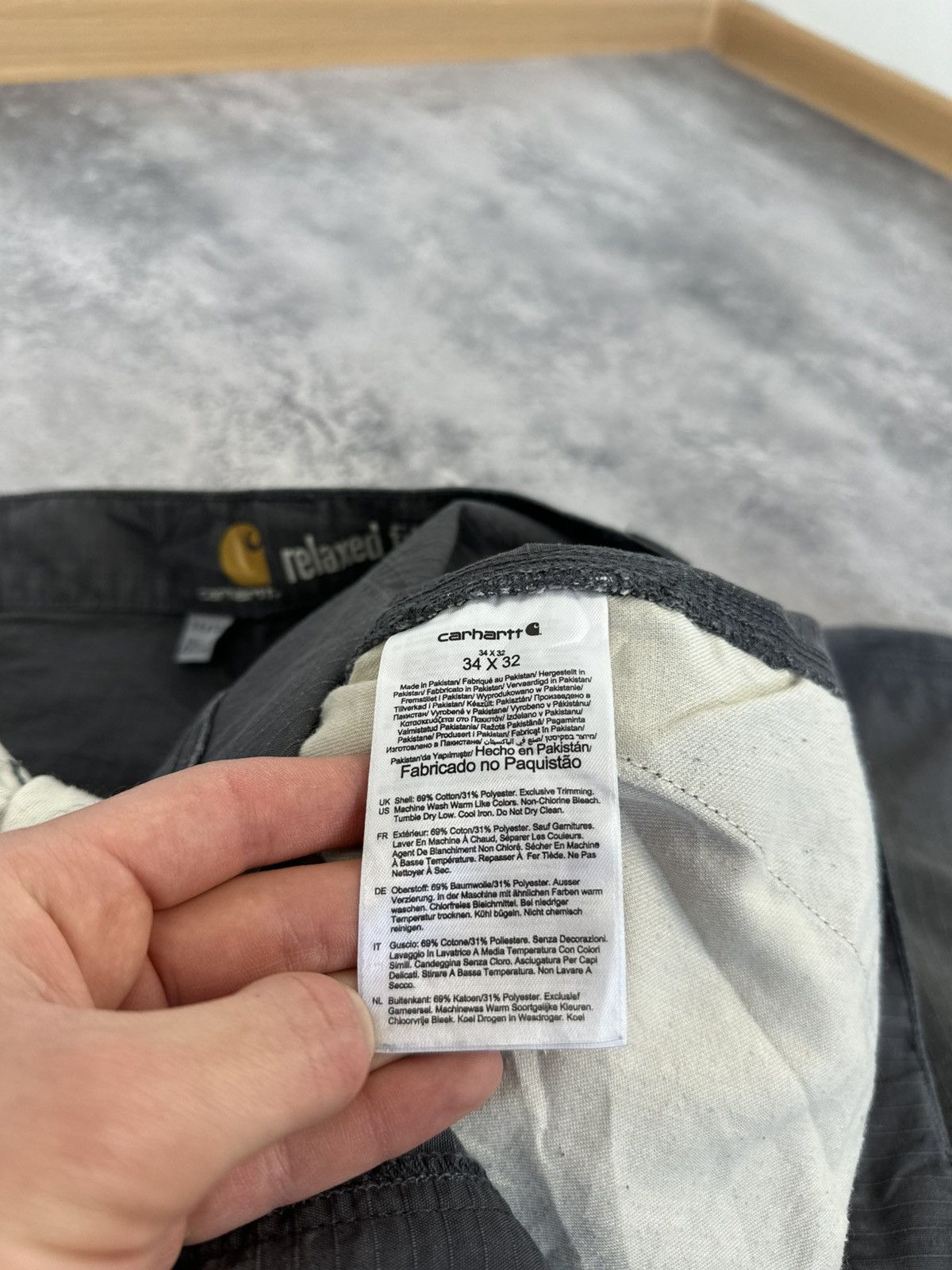 Carhartt Vintage Carhartt Carpenter Y2K Cargo Utility USA Work Pants Size US 34 / EU 50 - 16 Thumbnail