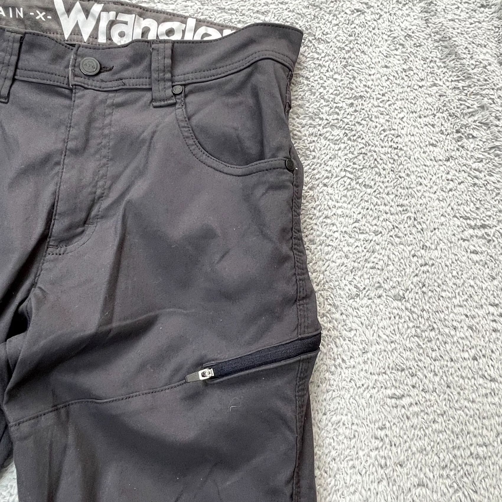 Wrangler VINTAGE Wrangler Pants Mens 30x30 Gray All Terrain Gear Straight Leg Relaxed Fit Stretch Size US 30 / EU 46 - 7 Thumbnail