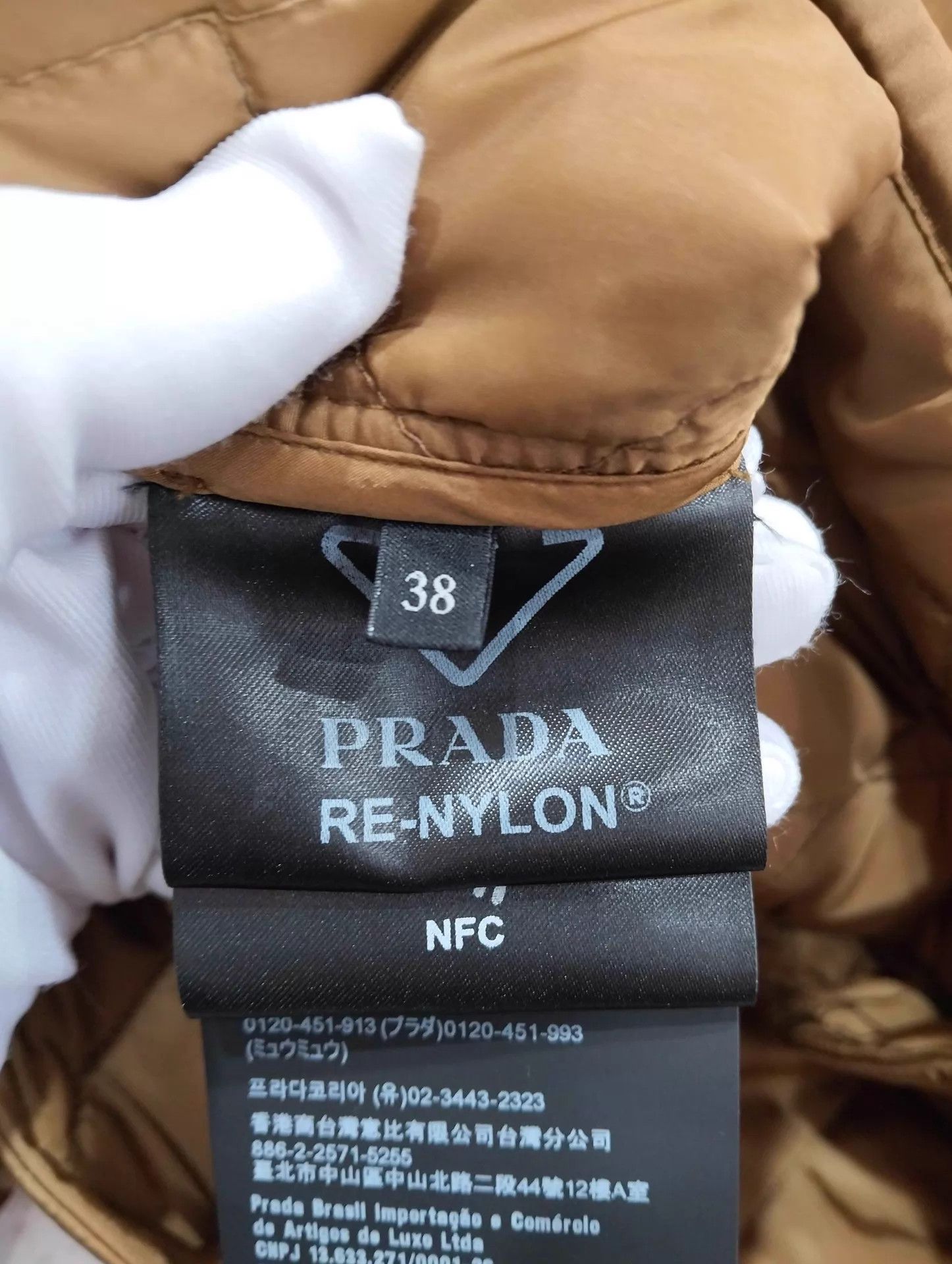 Prada Prada Triangle Logo Short Light Cotton Jacket 38 Size XS / US 0-2 / IT 36-38 - 5 Thumbnail