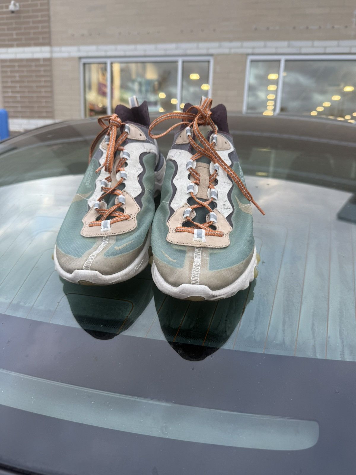 Nike × Undercover Undercover x Nike React Element 87 Green Camo – Size 10.5 US Size US 10.5 / EU 43-44 - 3 Thumbnail