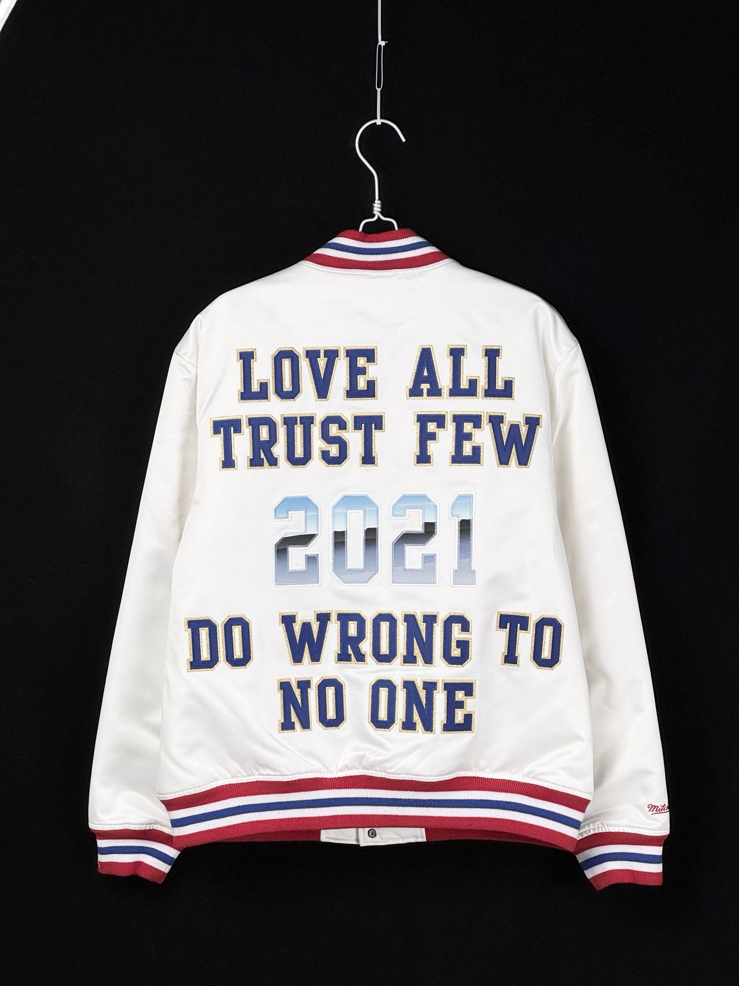 Mitchell & Ness × Supreme Stain varsity jacket Size US L / EU 52-54 / 3 - 1 Thumbnail