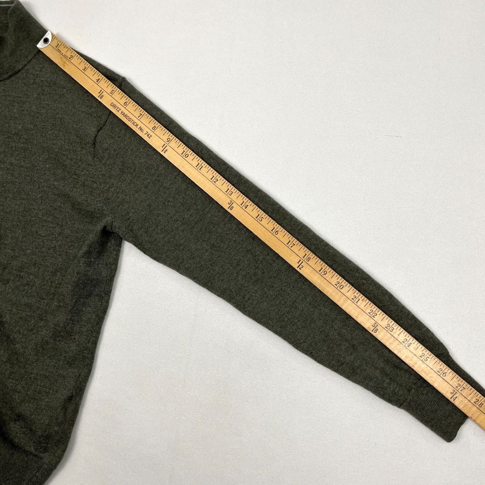 Peter Millar Peter Millar Autumn Crest Merino Wool Sweater Mens M Green Quarter Zip Pullover Size US M / EU 48-50 / 2 - 7 Thumbnail