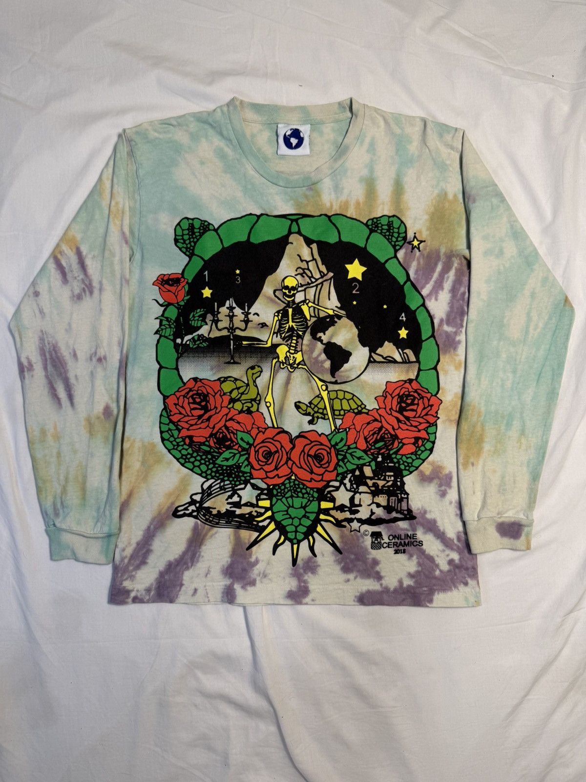 Grateful Dead × Online Ceramics Online Ceramics Terrapin Tie Dye Long Sleeve Shirt Size US M / EU 48-50 / 2 - 1 Thumbnail