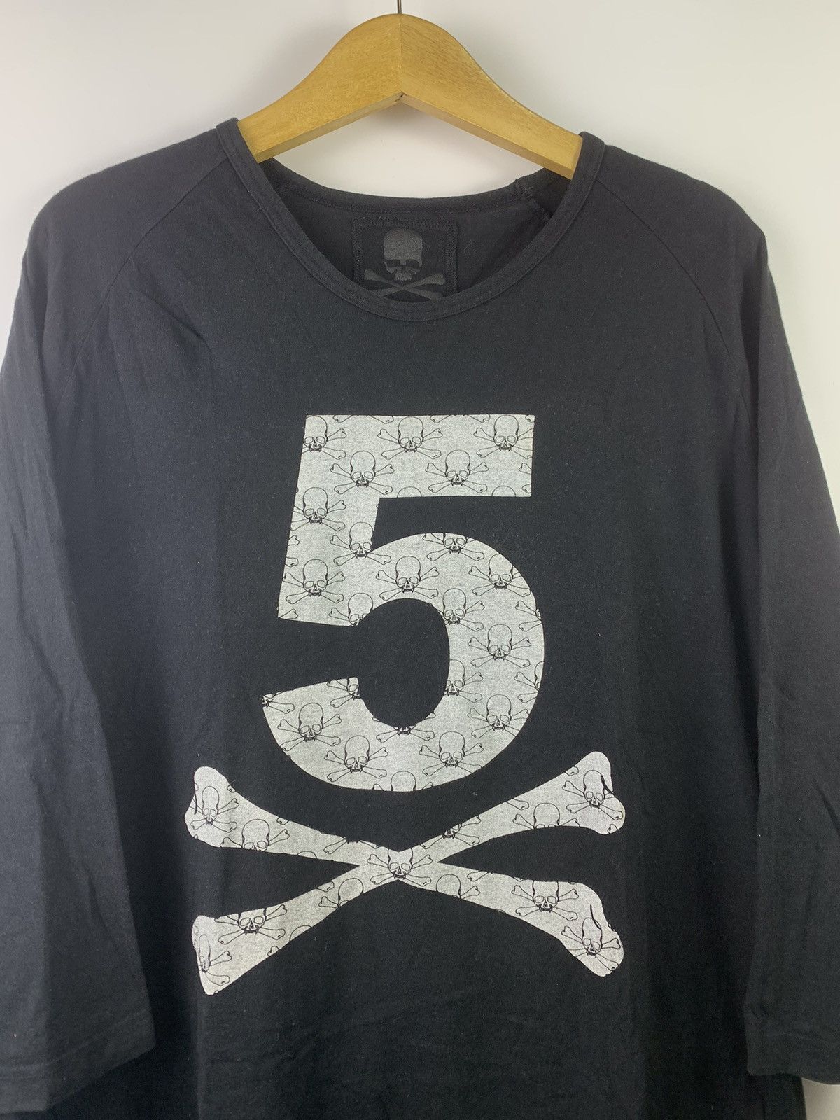If Six Was Nine × Japanese Brand × Roen roen ☠️ skullls Xxxxxx japanese raglan Size US L / EU 52-54 / 3 - 4 Thumbnail