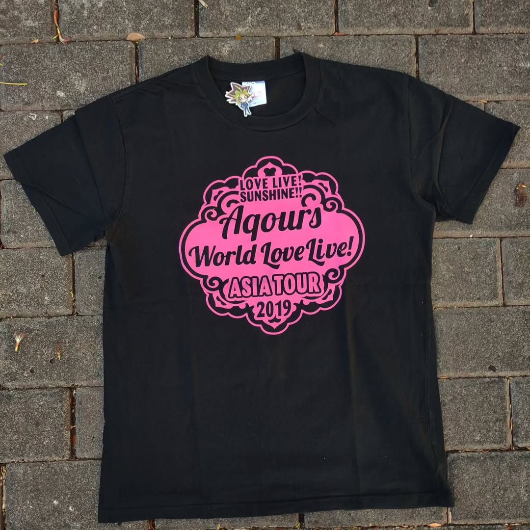 Anime Love Live Aqours Asia Tour 2019 Tee Size US M / EU 48-50 / 2 - 1 Thumbnail