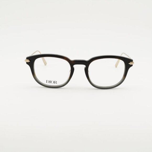 Dior Dior DIORBLACKSUITO R2I 2200 Eyeglasses Havana/Gold 49mm Size ONE SIZE - 3 Thumbnail